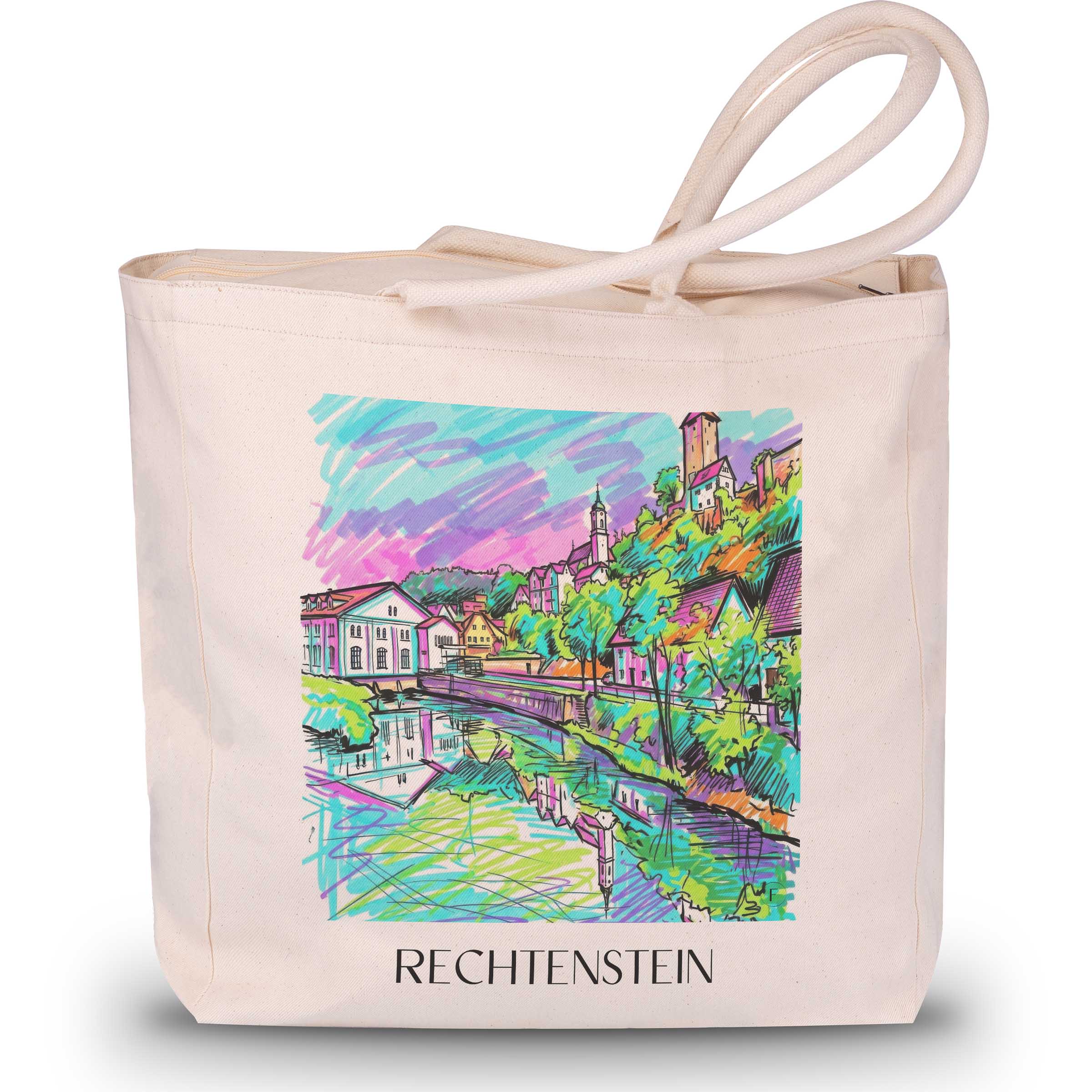 rechtenstein-deutschland-einkaufstasche-graffiti