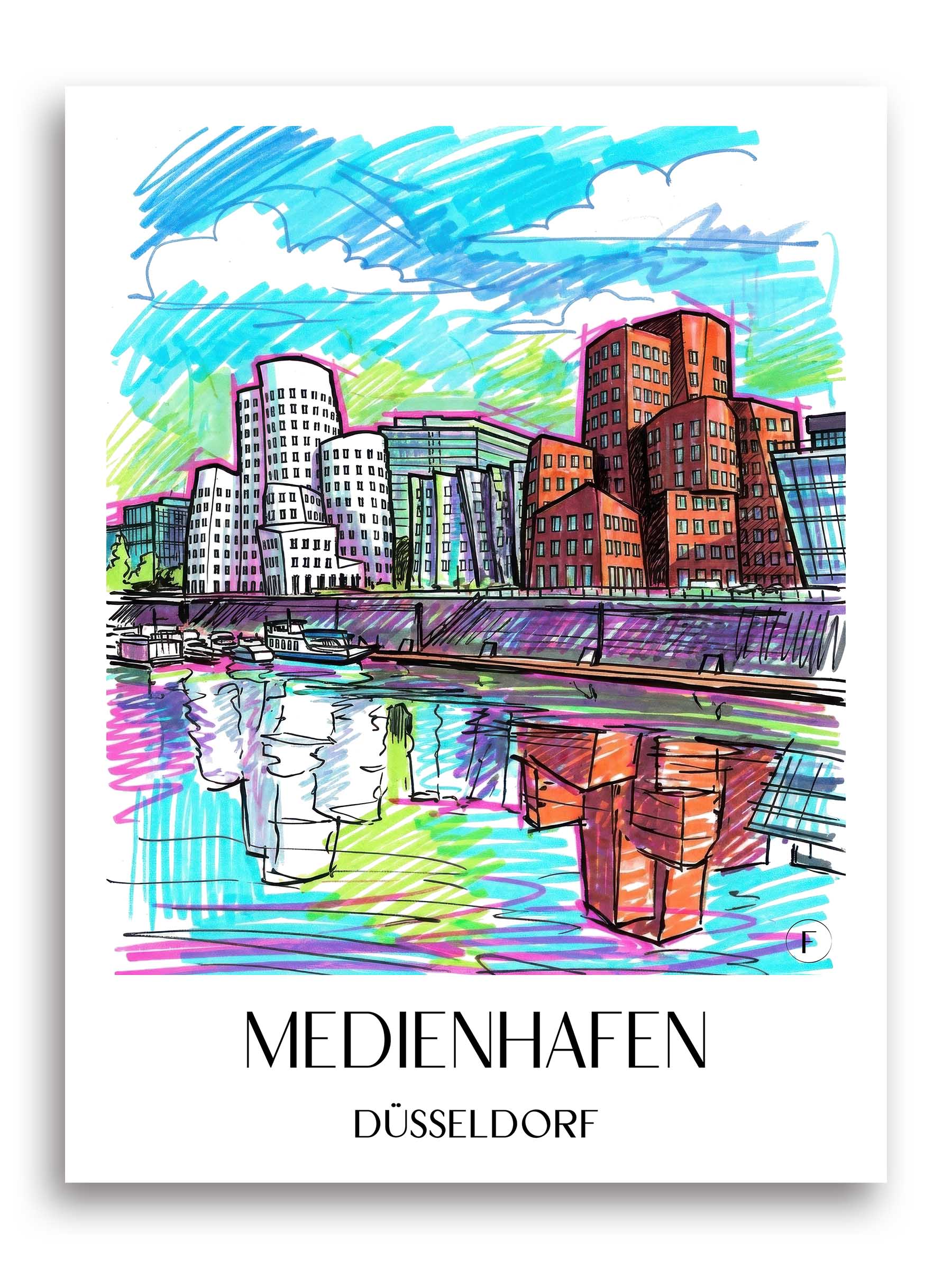 medienhafen-düsseldorf-deutschland-poster-graffiti