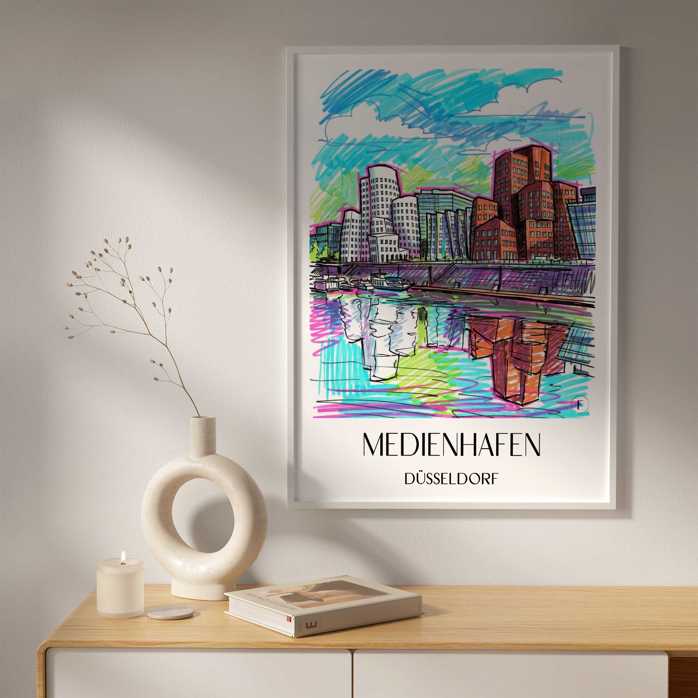 medienhafen-düsseldorf-deutschland-poster-graffiti