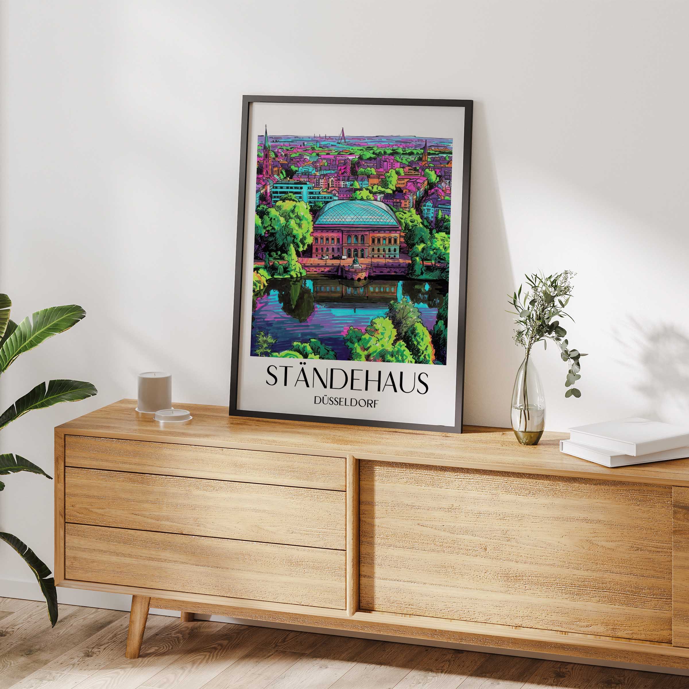 ständehaus-düsseldorf-deutschland-poster-graffiti