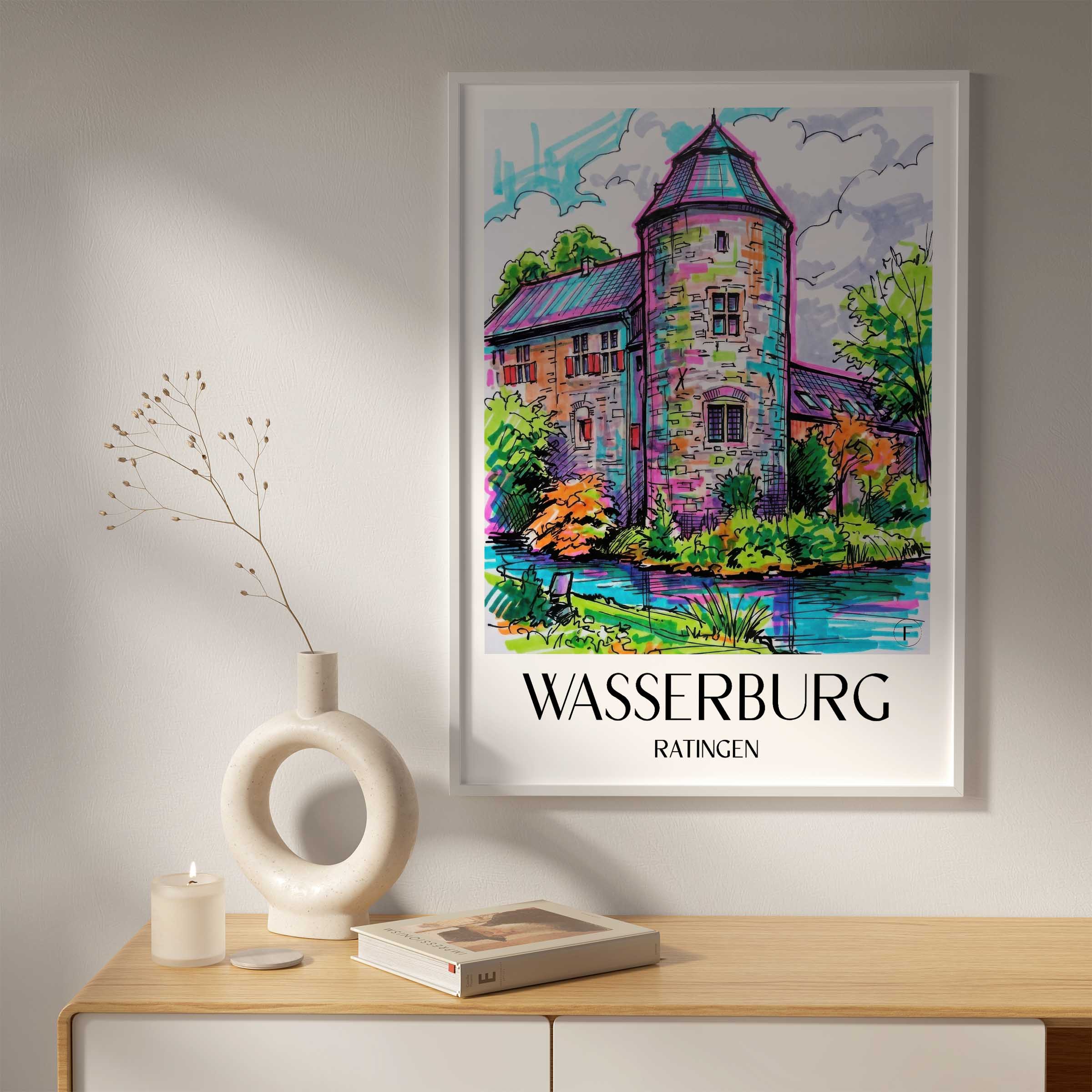 wasserburg--ratingen-deutschland-poster-graffiti
