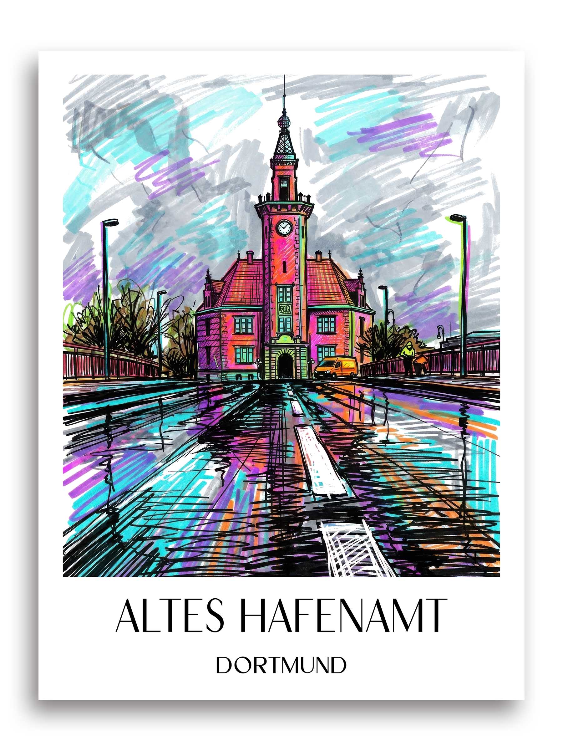 altes-hafenamt-dortmund-deutschland-poster-graffiti