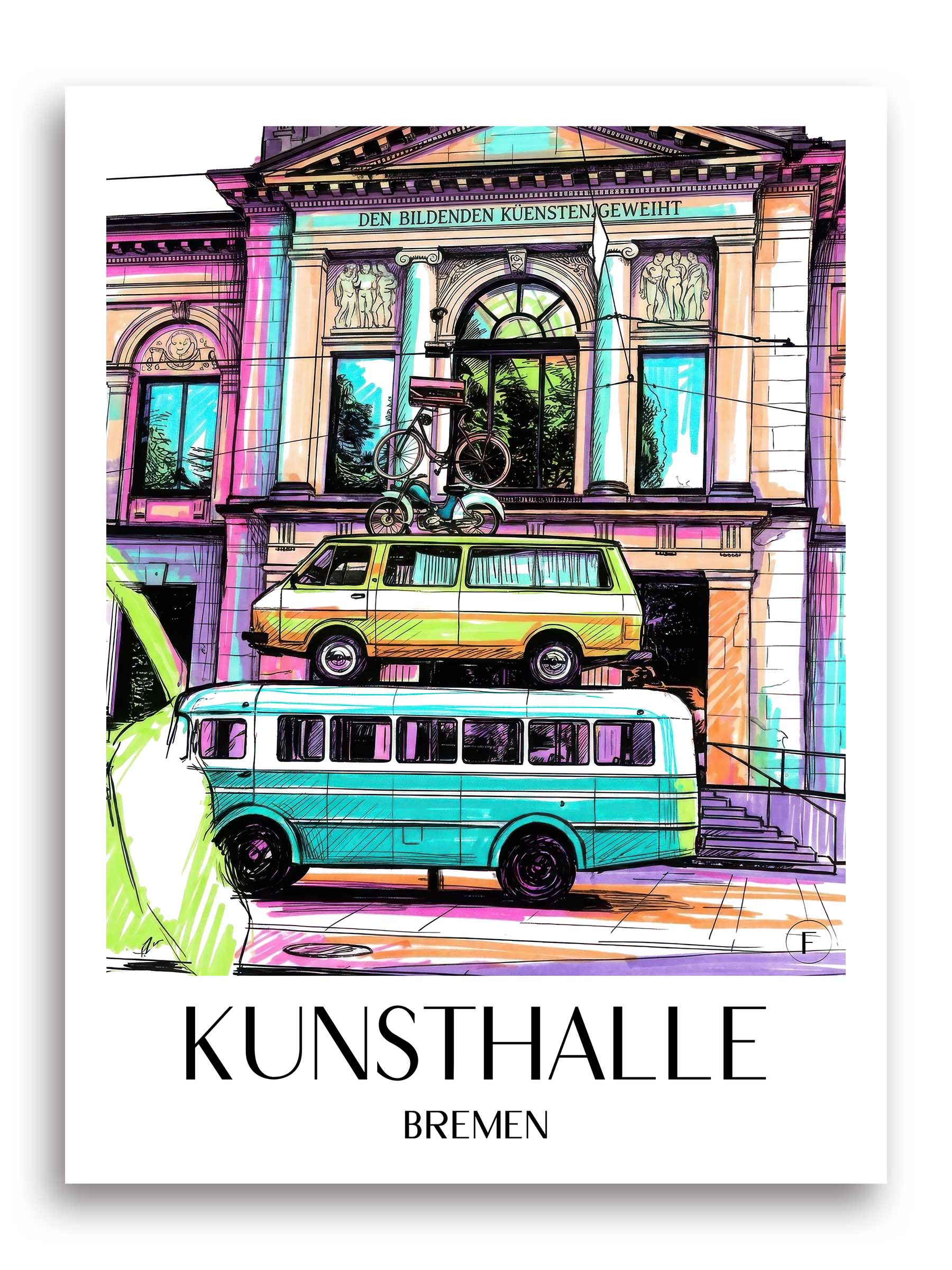 kunsthalle-bremen-deutschland-poster-graffiti