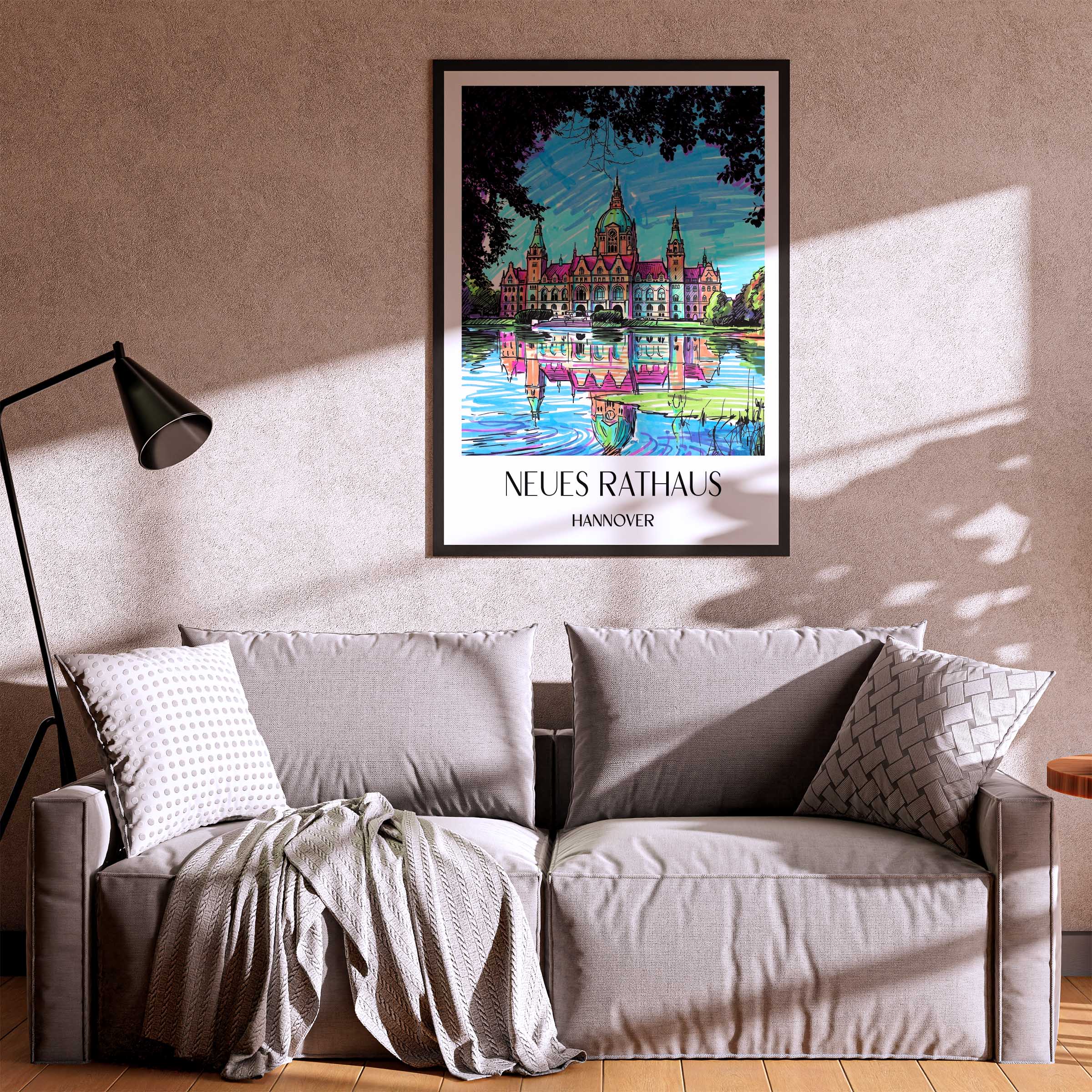 neues-rathaus-hannover-deutschland-poster-graffiti