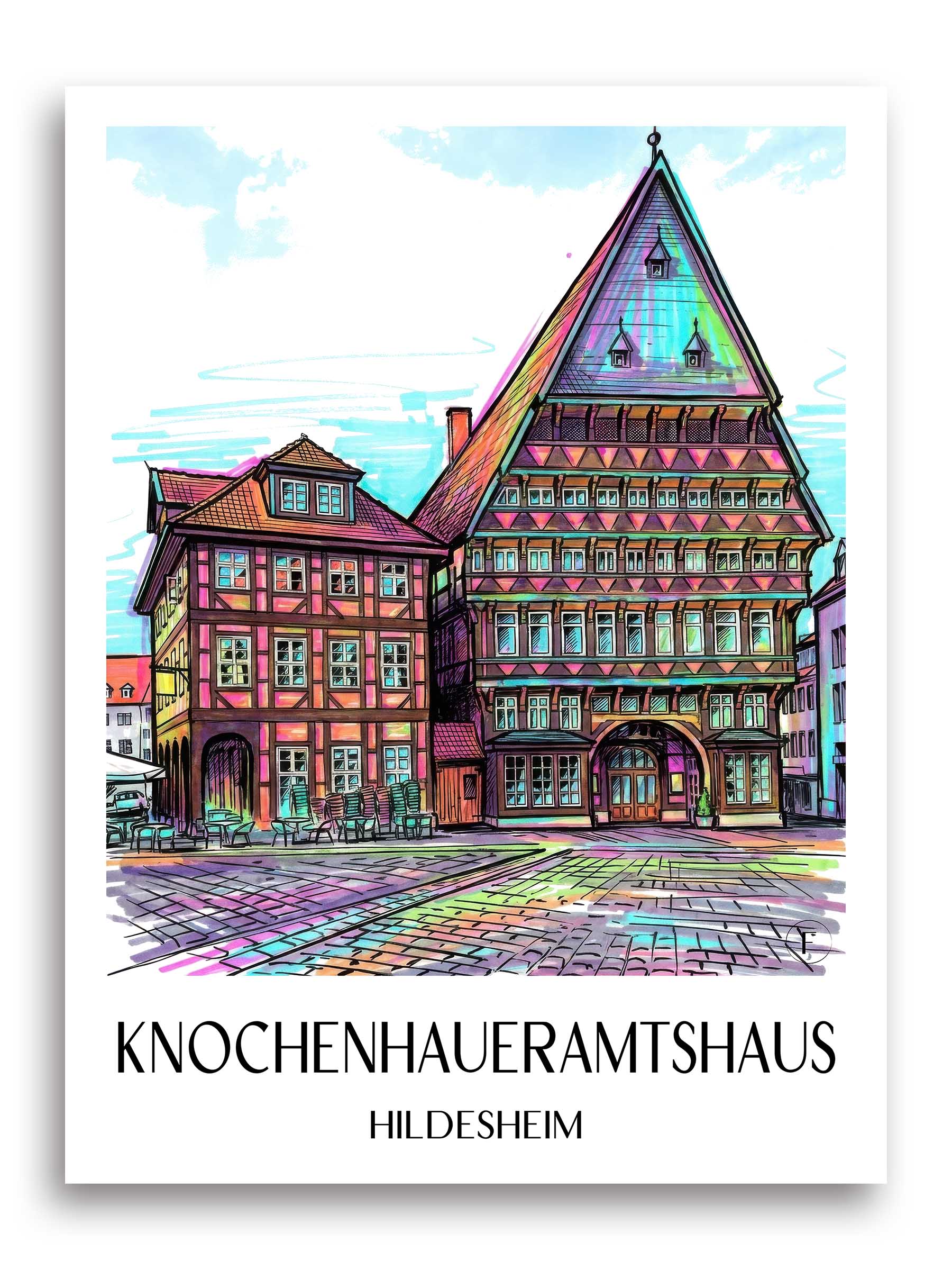 knochenhaueramtshaus-hildesheim-deutschland-poster-graffiti
