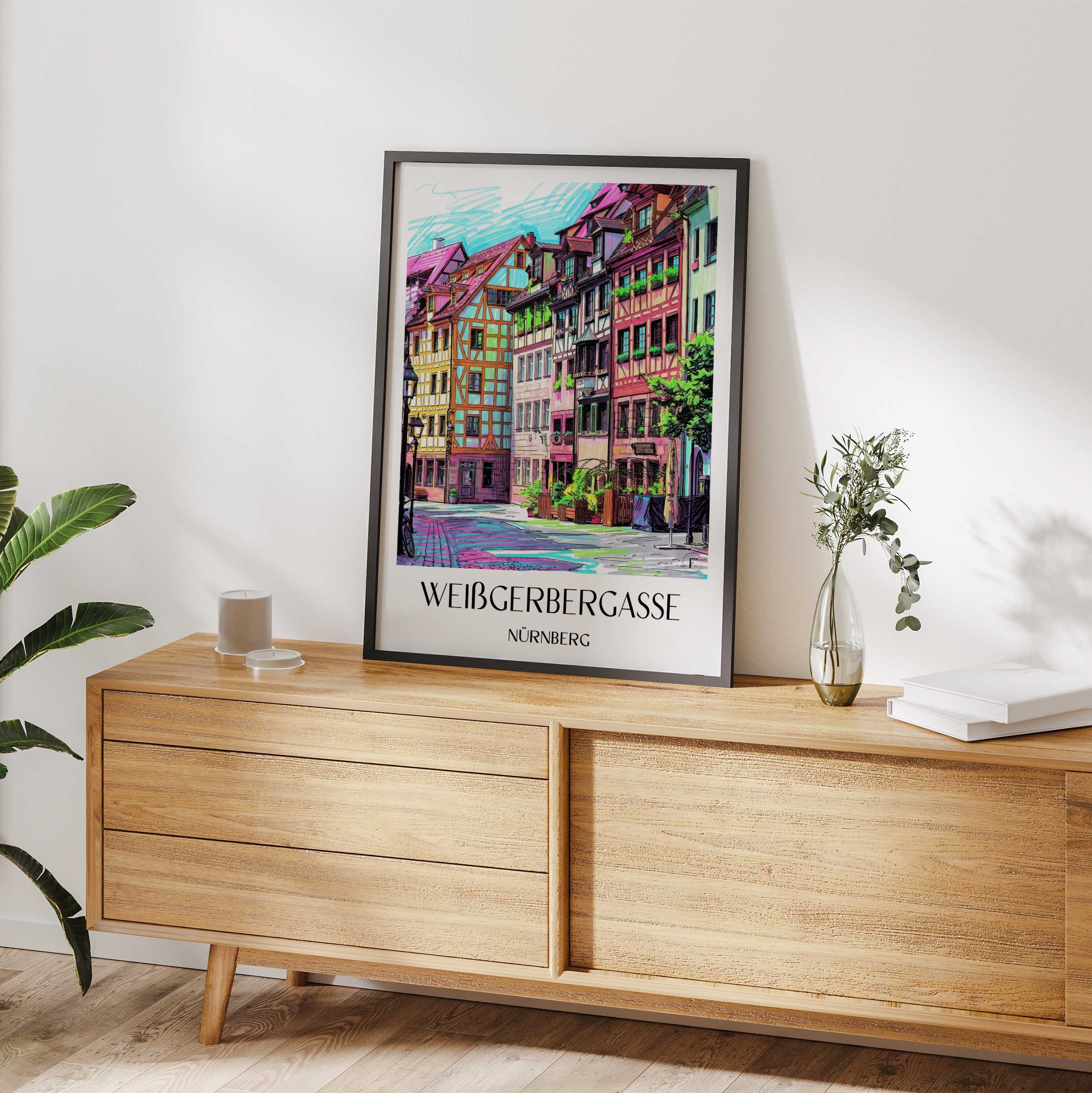 weißgerbergasse-nürnberg-deutschland-poster-graffiti