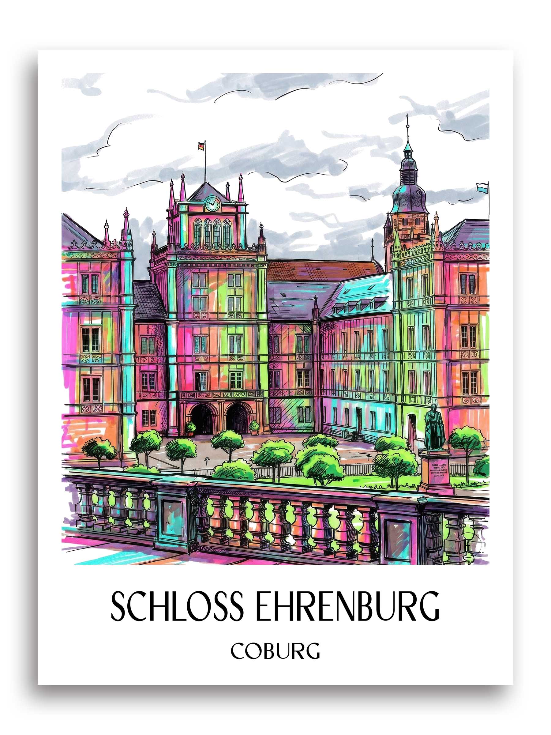 schloss-ehrenburg-coburg-deutschland-poster-graffiti