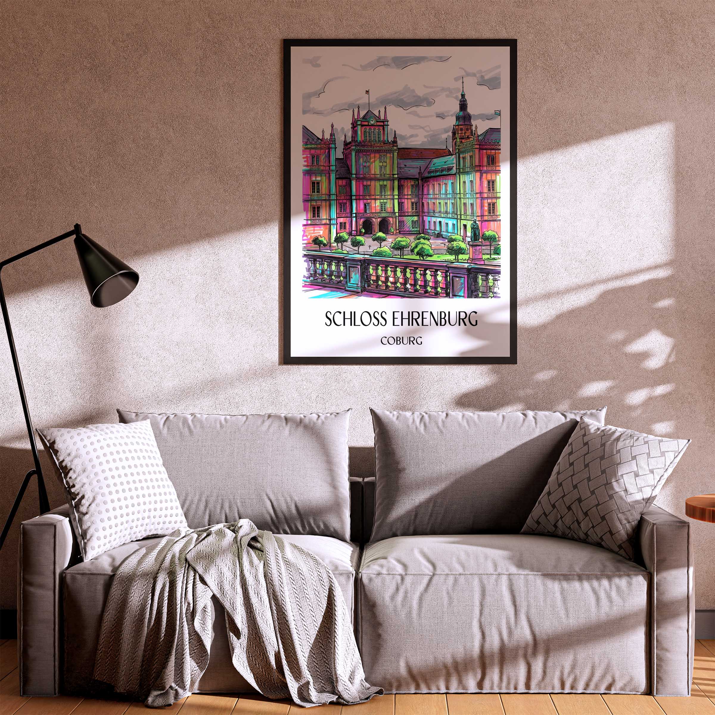 schloss-ehrenburg-coburg-deutschland-poster-graffiti