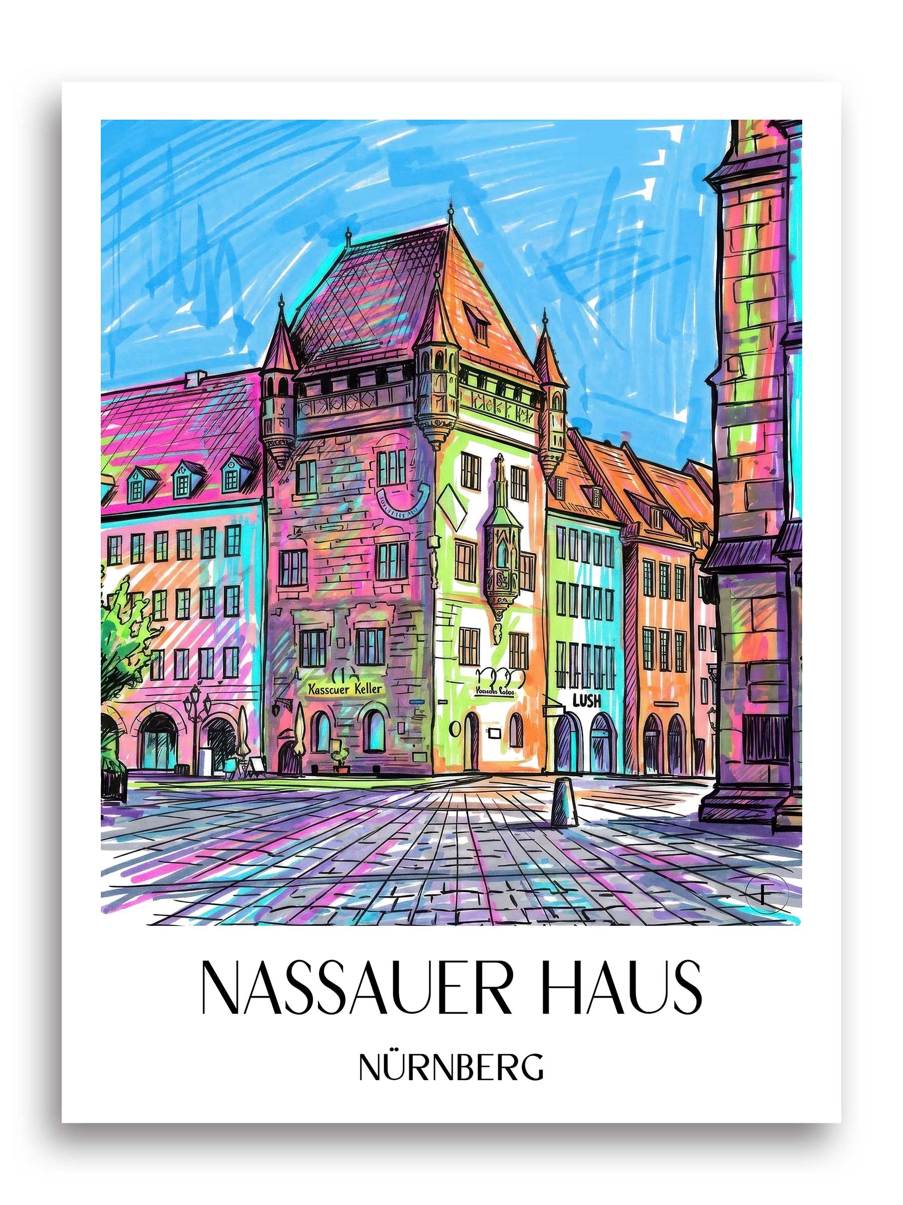 nassauer-haus-nürnberg-deutschland-poster-graffiti