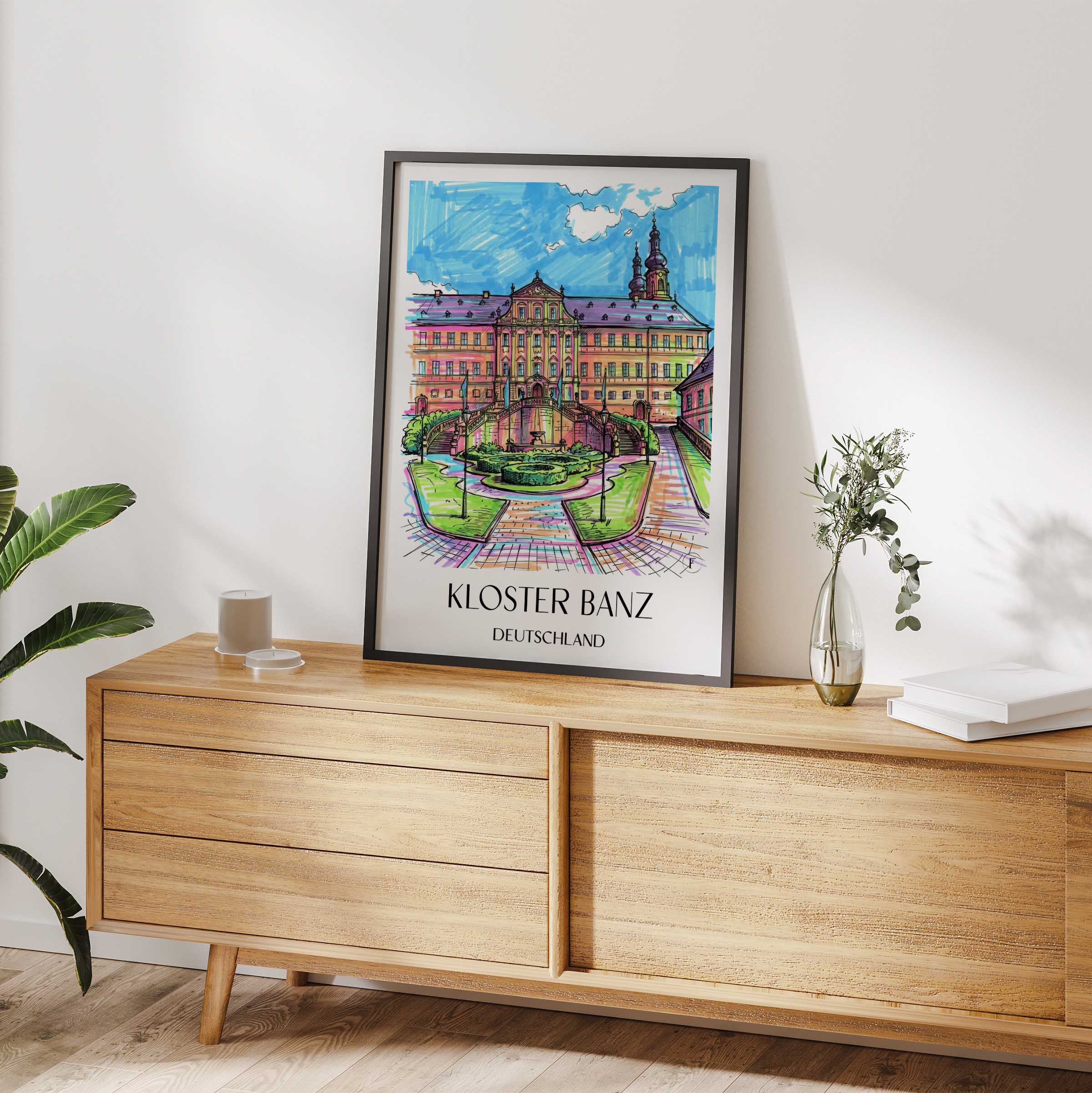 kloster-banz-deutschland-poster-graffiti