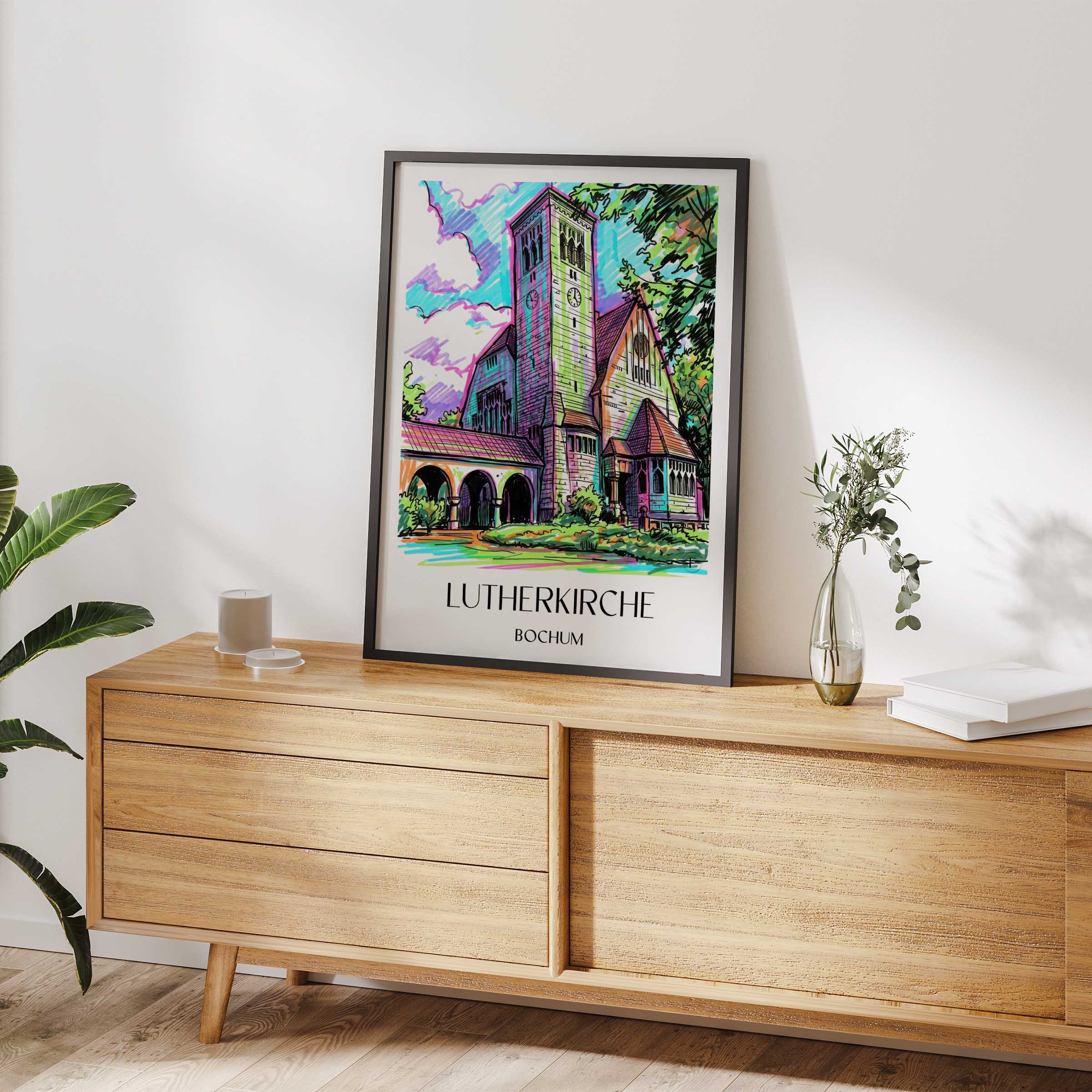 lutherkirche-bochum-deutschland-poster-graffiti