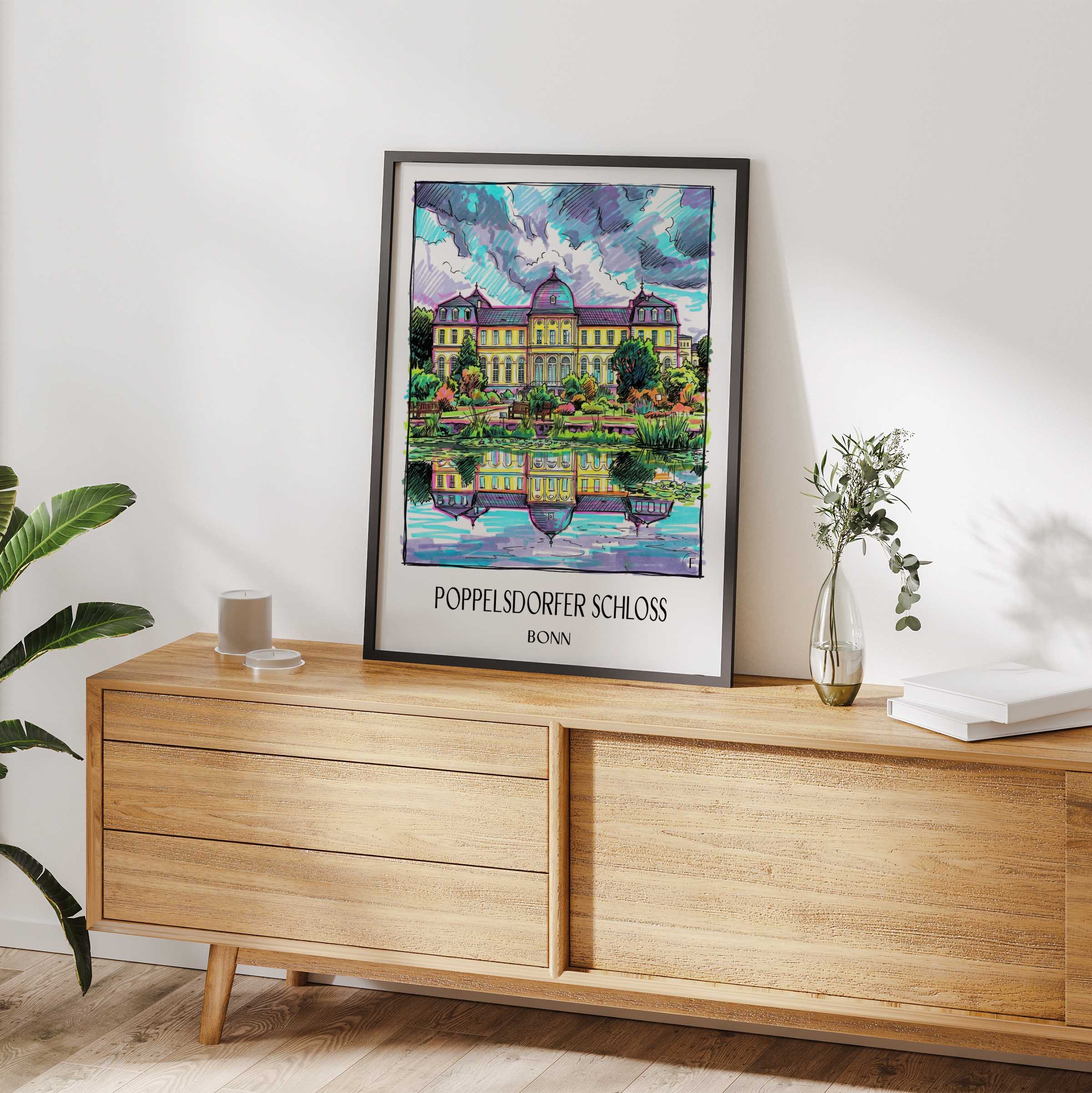 poppelsdorfer-schloss-bonn-deutschland-poster-graffiti
