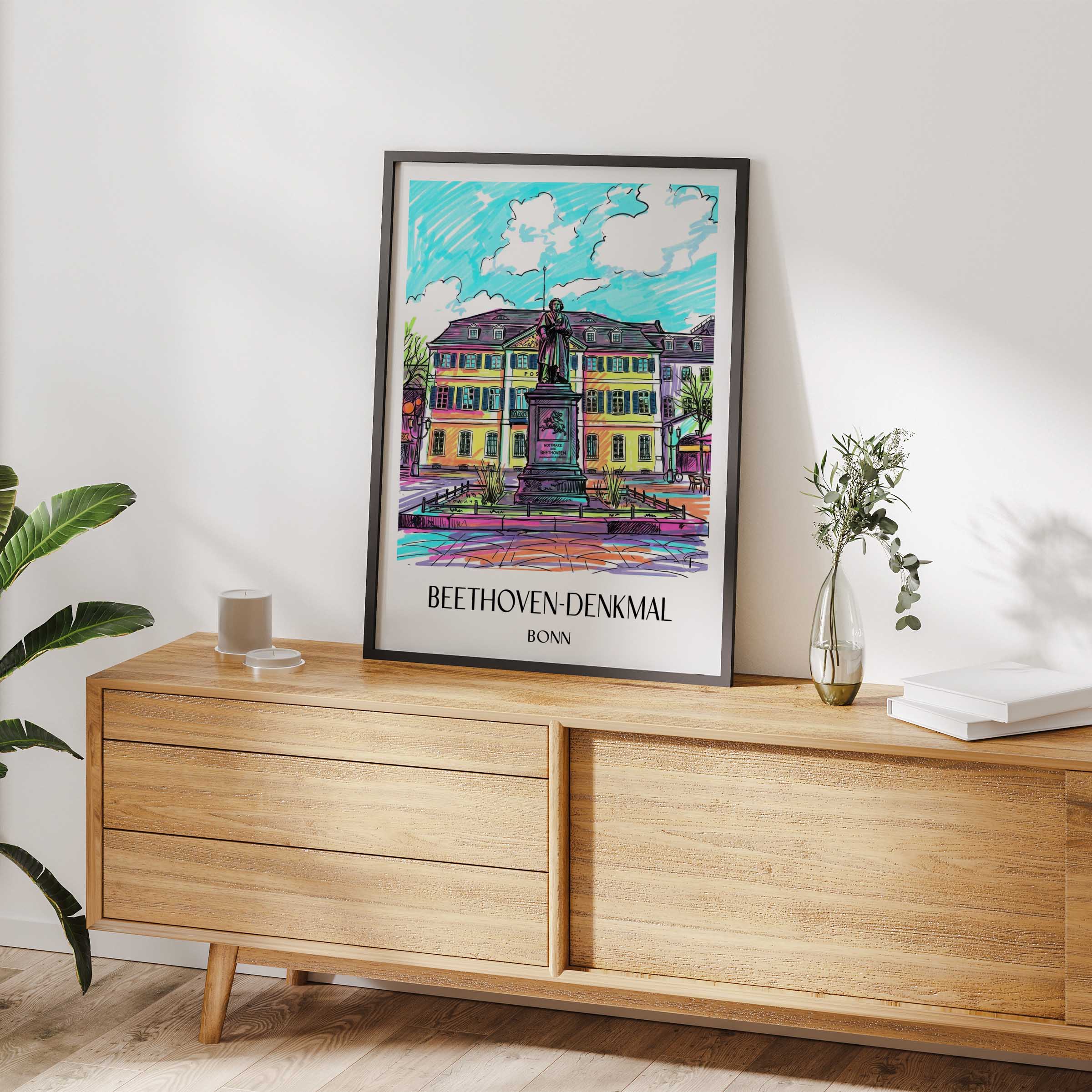 beethoven-denkmal-bonn-deutschland-poster-graffiti