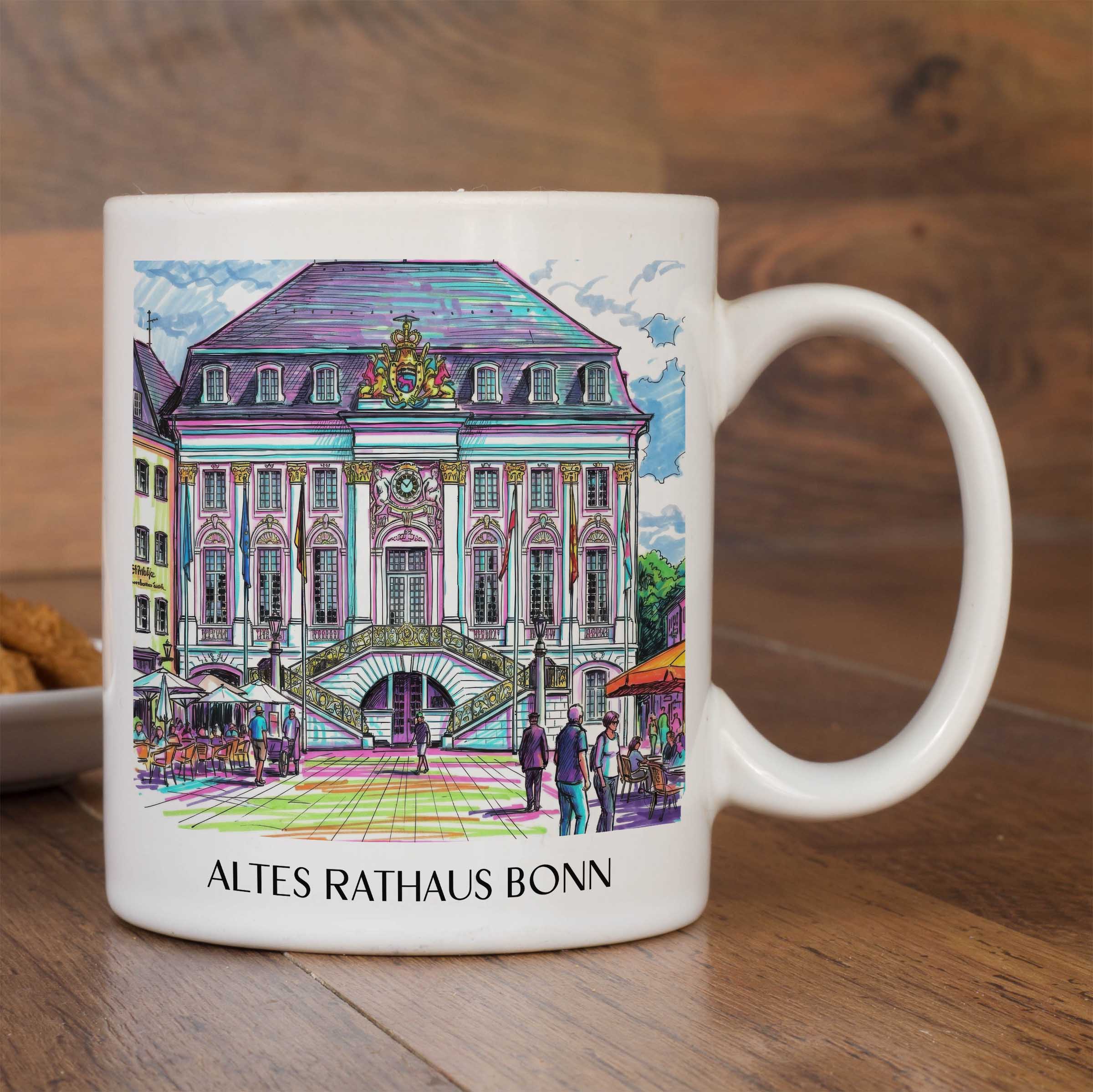 altes-rathaus-bonn-deutschland-kaffeebecher-graffiti