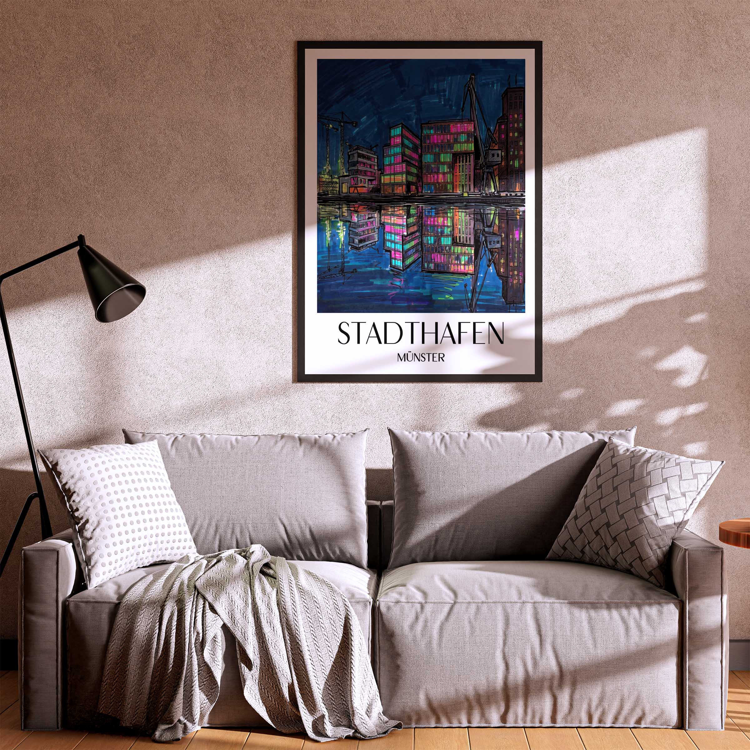 stadthafen-münster-deutschland-poster-graffiti