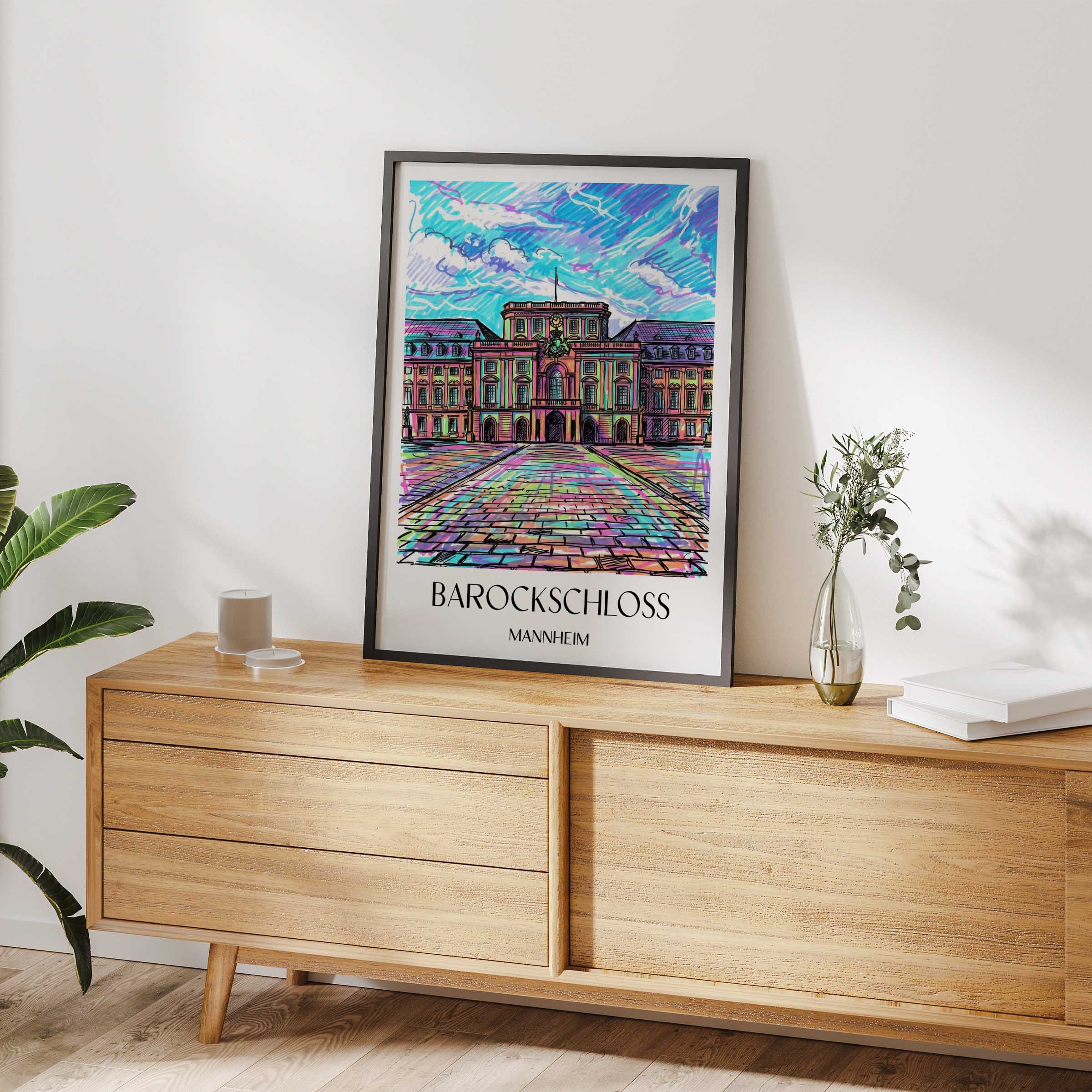 barockschloss-mannheim-deutschland-poster-graffiti