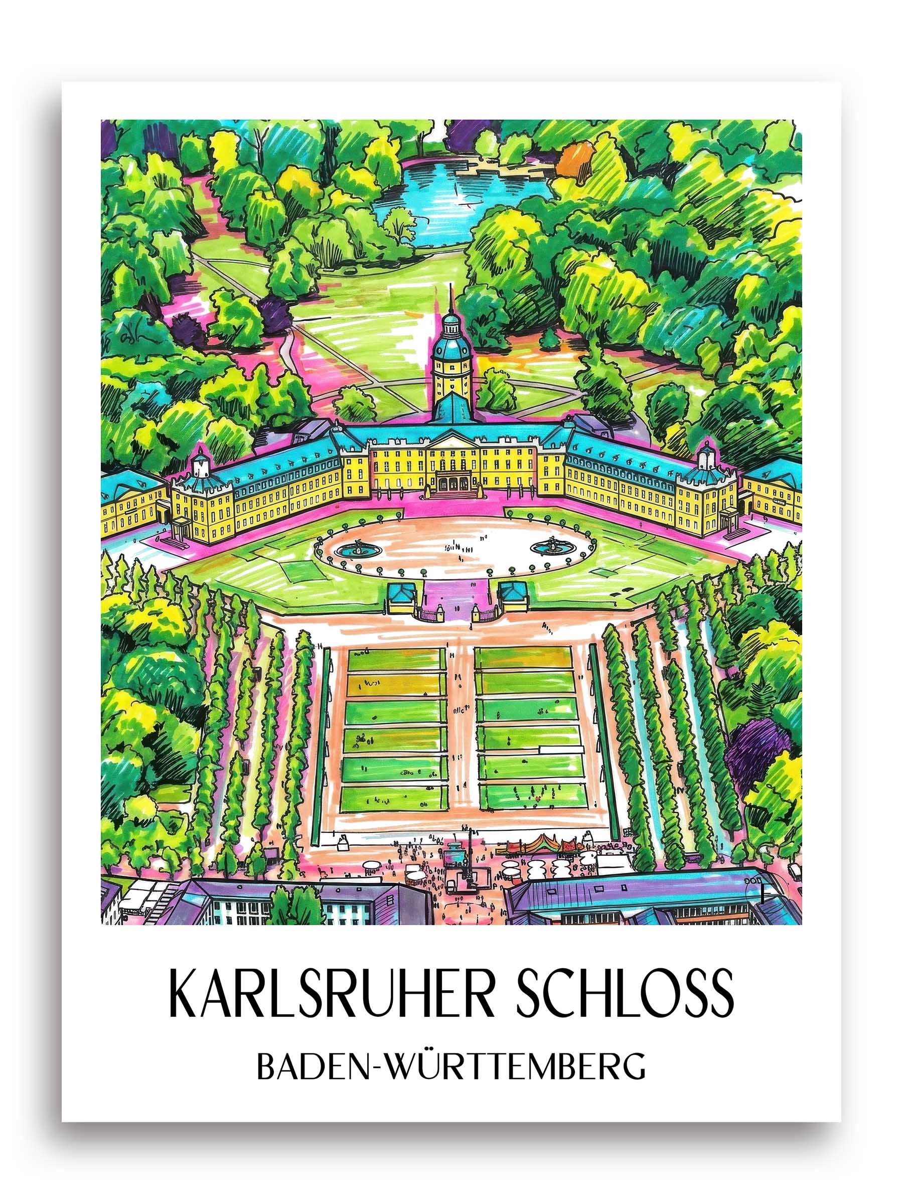 karlsruher-schloss-baden-württemberg-deutschland-poster-graffiti