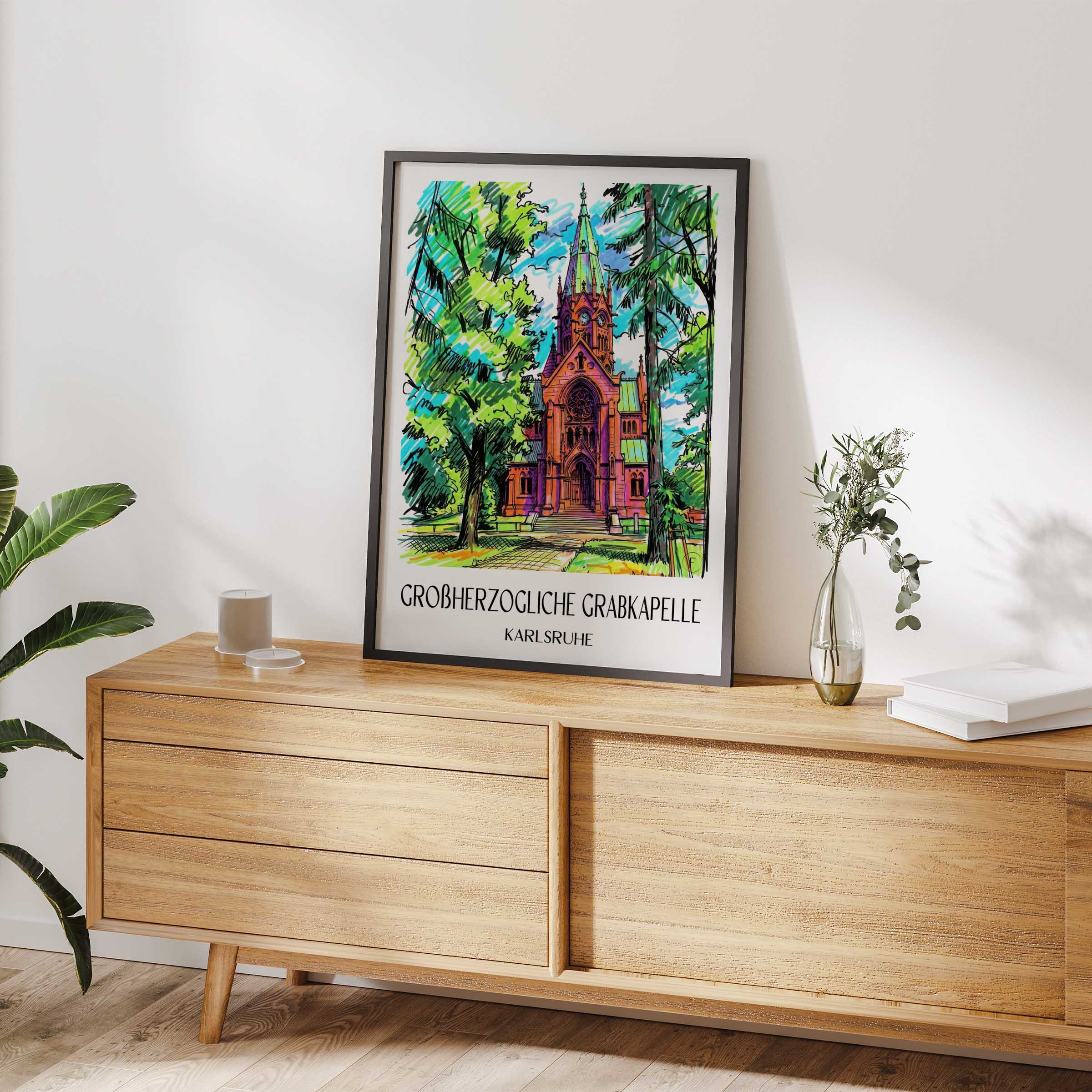 großherzogliche-grabkapelle-karlsruhe-deutschland-poster-graffiti