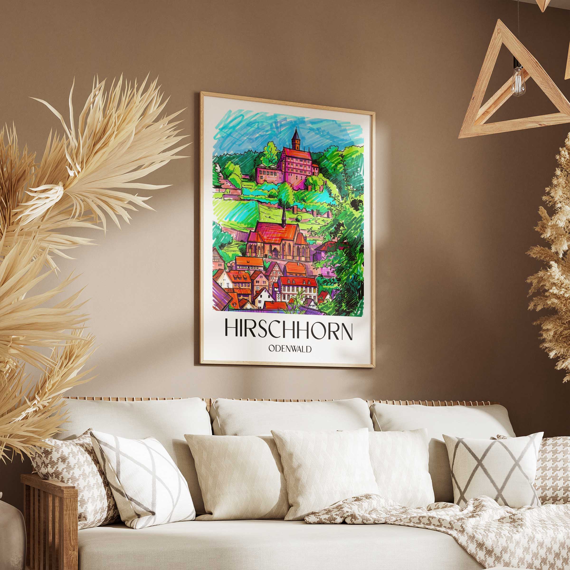 hirschhorn-odenwald-deutschland-poster-graffiti