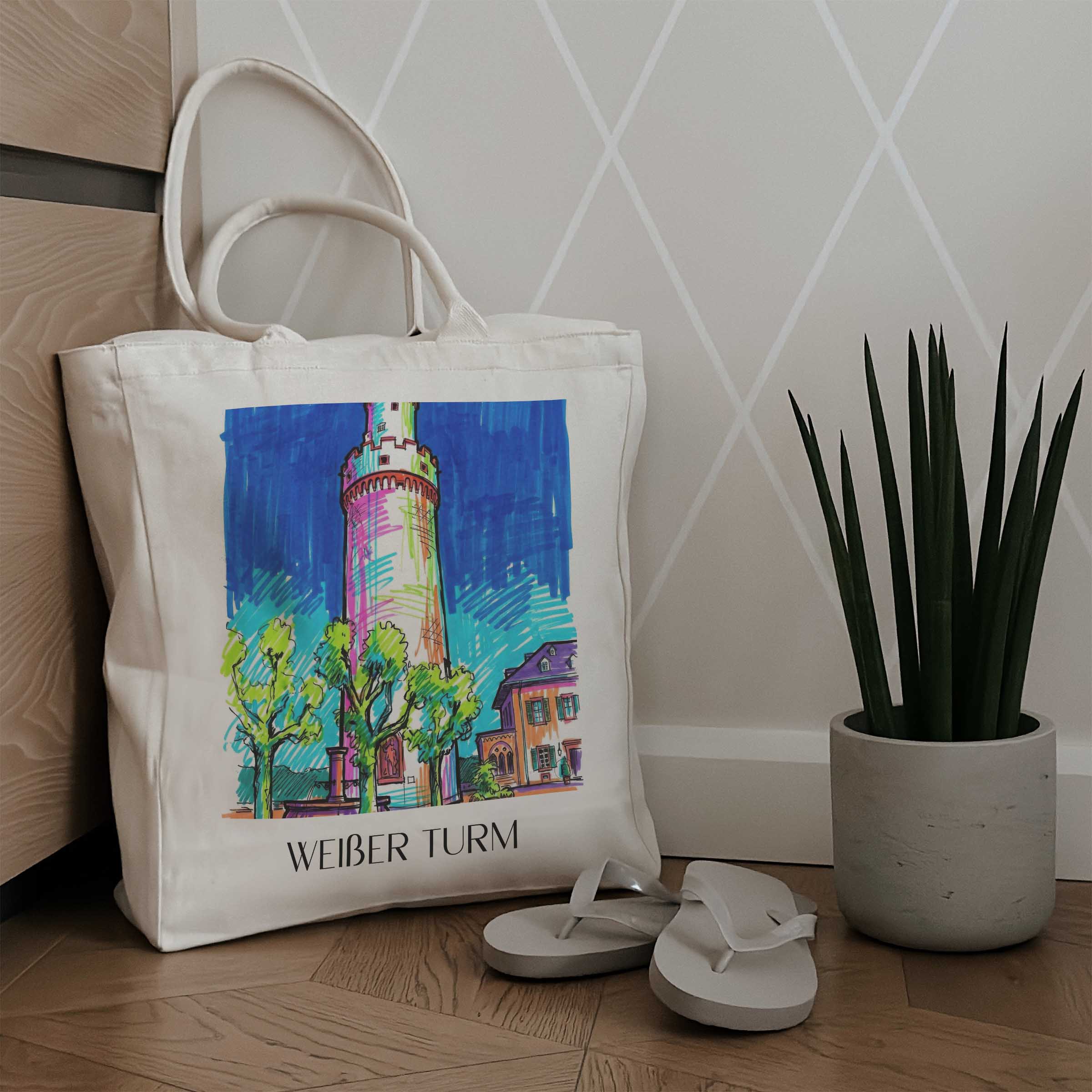 weißer-turm-bad-homburg-deutschland-einkaufstasche-graffiti