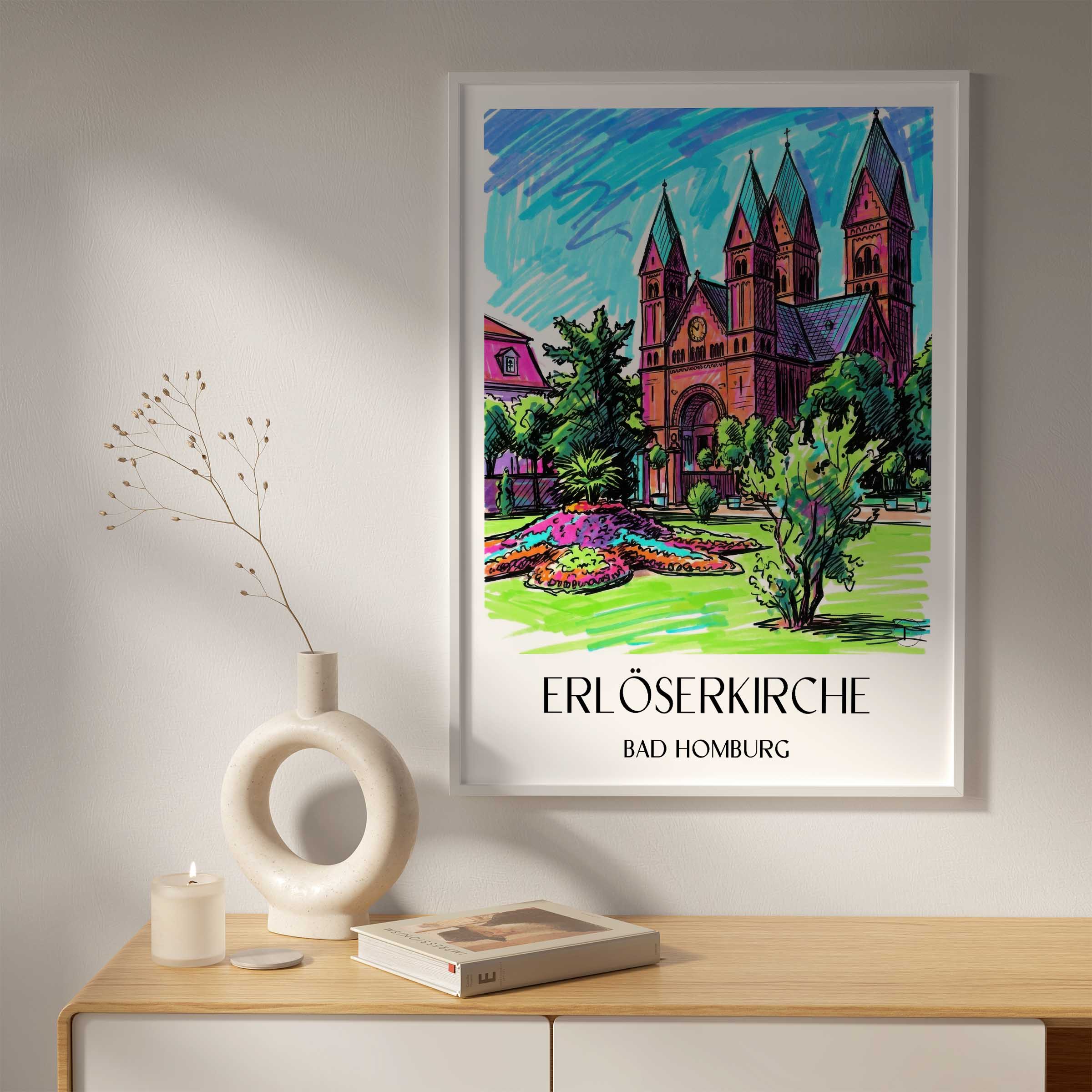 erlöserkirche-bad-homburg-deutschland-poster-graffiti