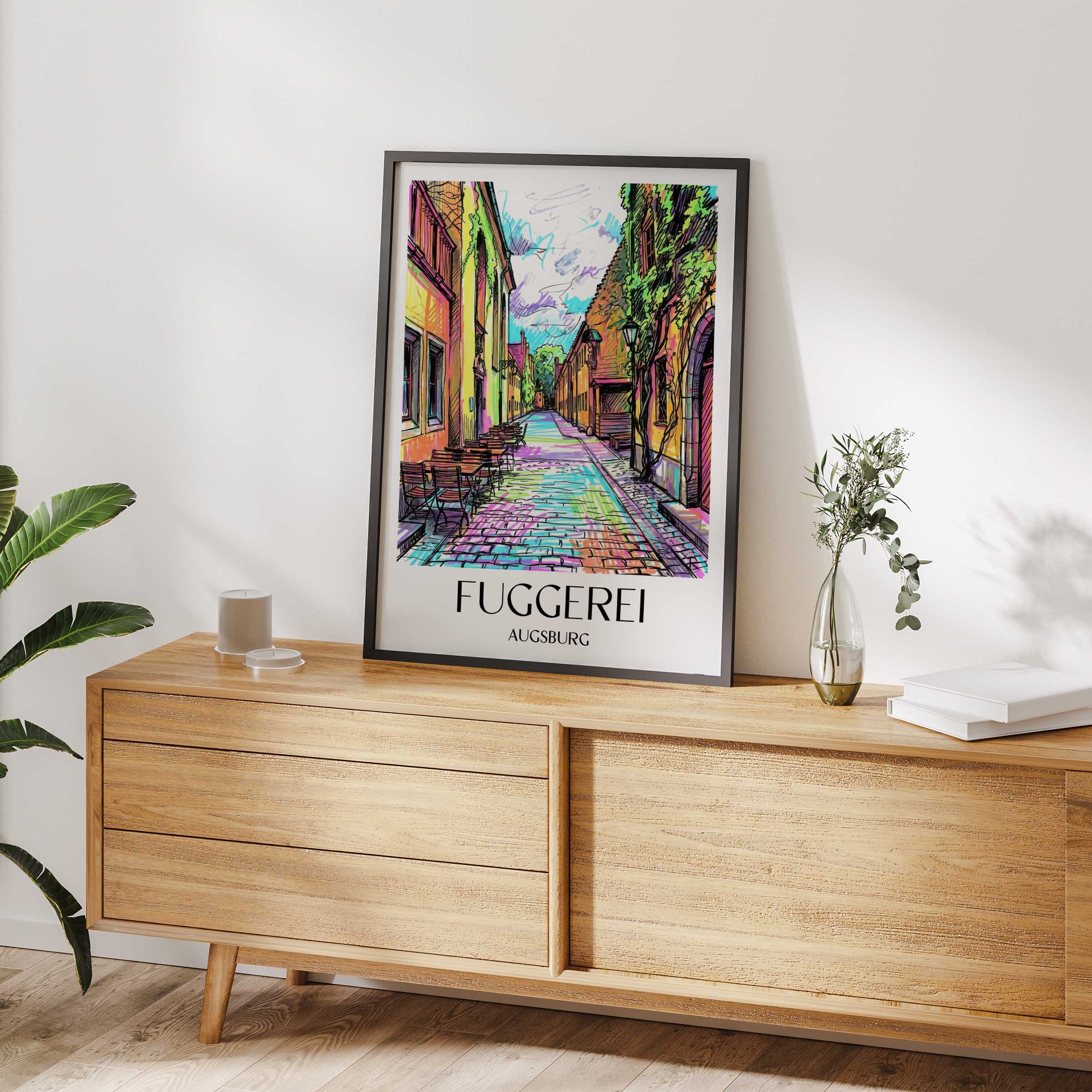 fuggerei-augsburg-deutschland-poster-graffiti