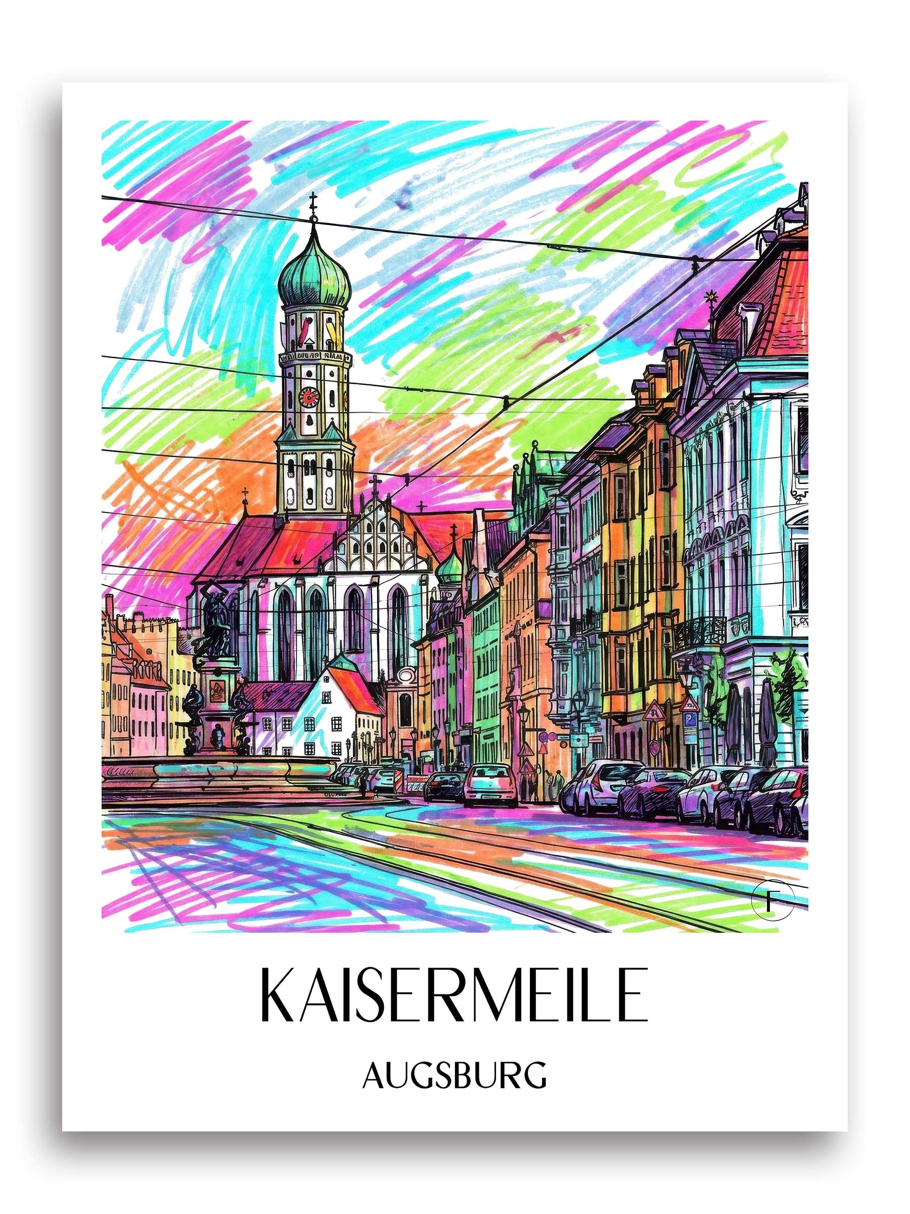 kaisermeile-augsburg-deutschland-poster-graffiti