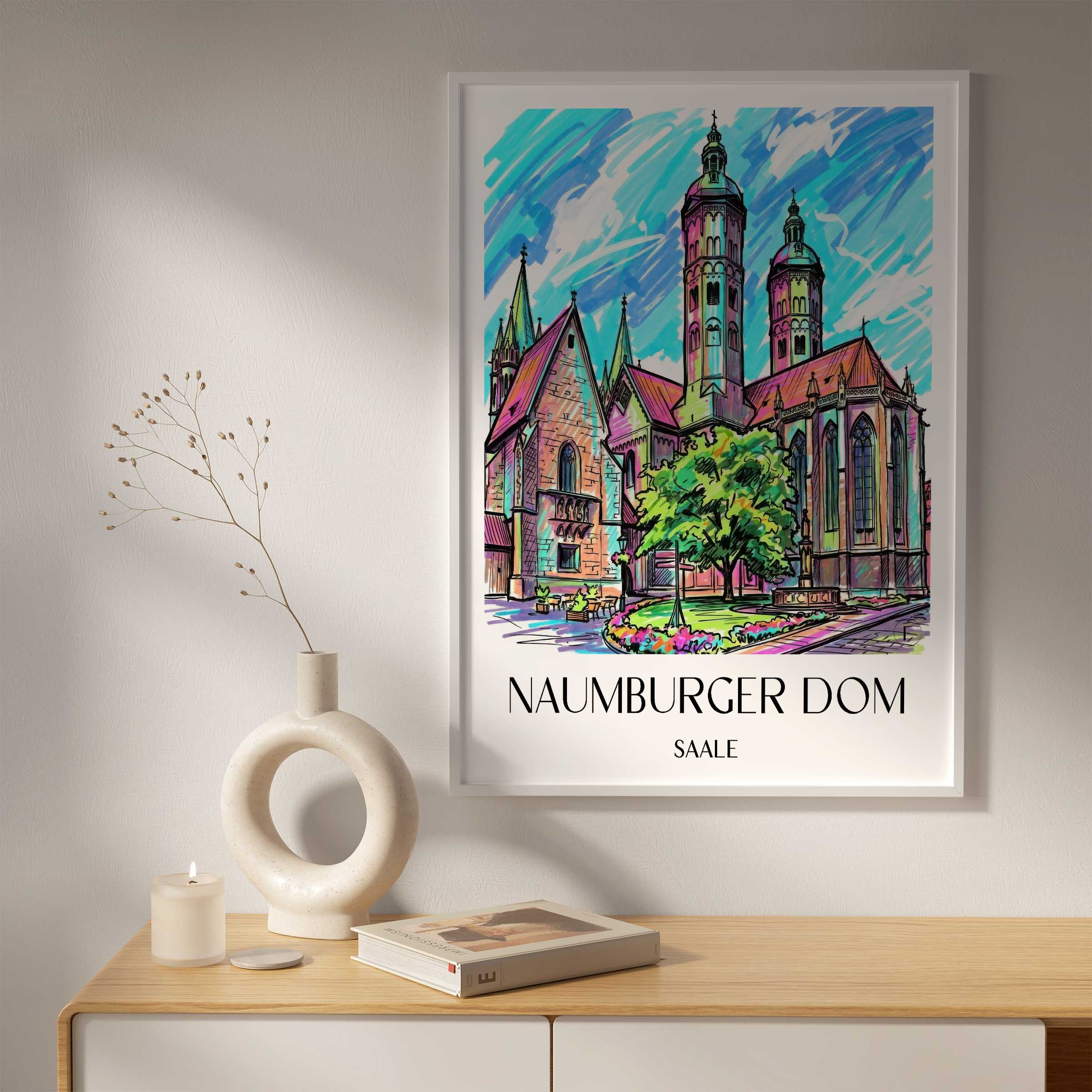 naumburger-dom--saale-deutschland-poster-graffiti