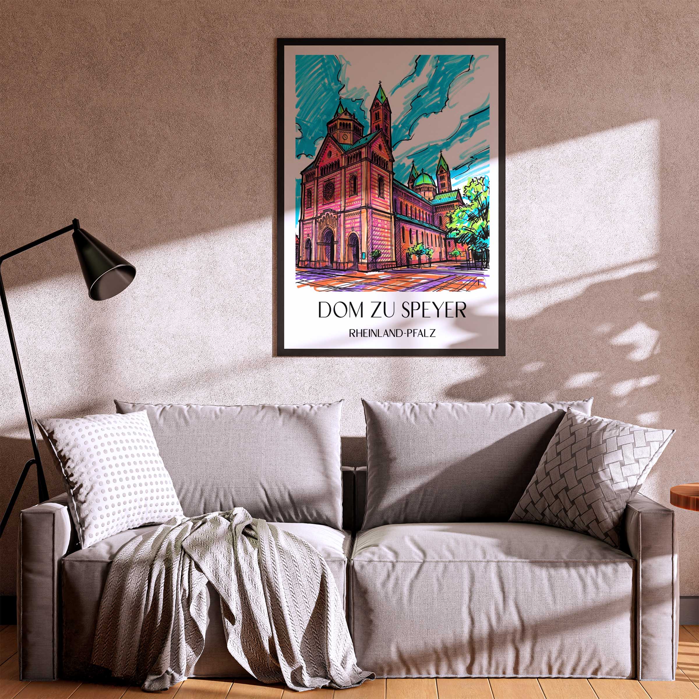 dom-zu-speyer-rheinland-pfalz-deutschland-poster-graffiti