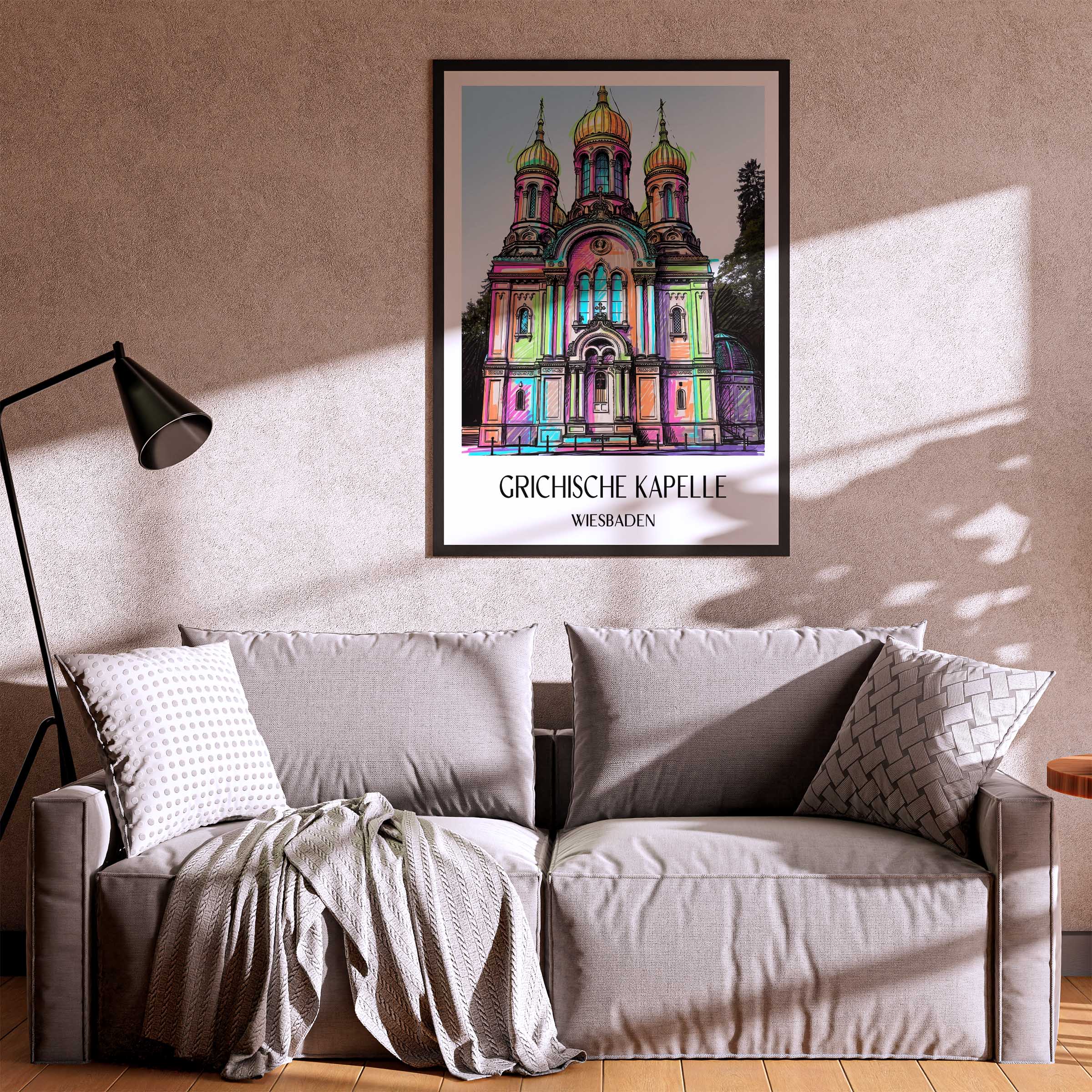 grichische-kapelle-wiesbaden-deutschland-poster-graffiti