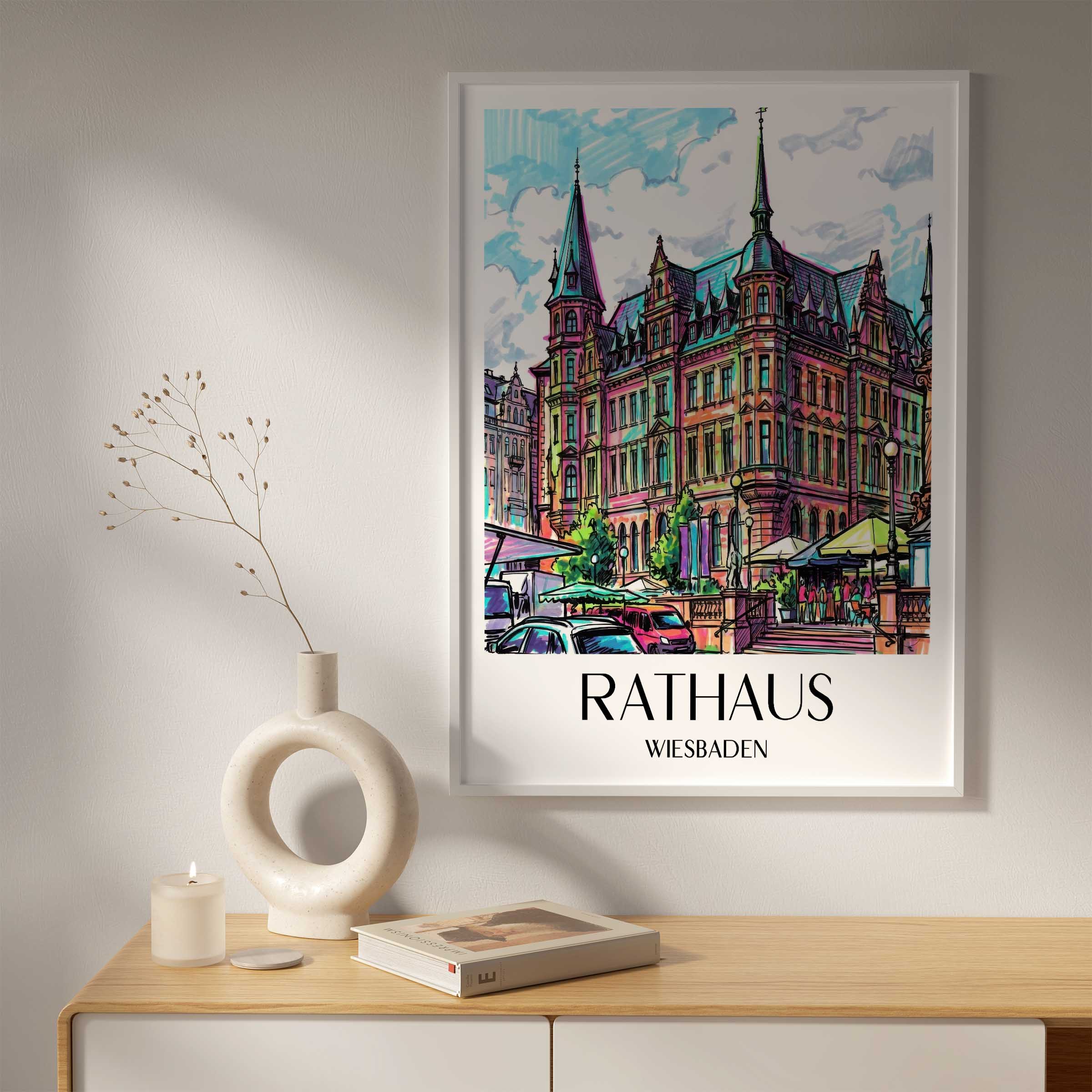 rathaus-wiesbaden-deutschland-poster-graffiti
