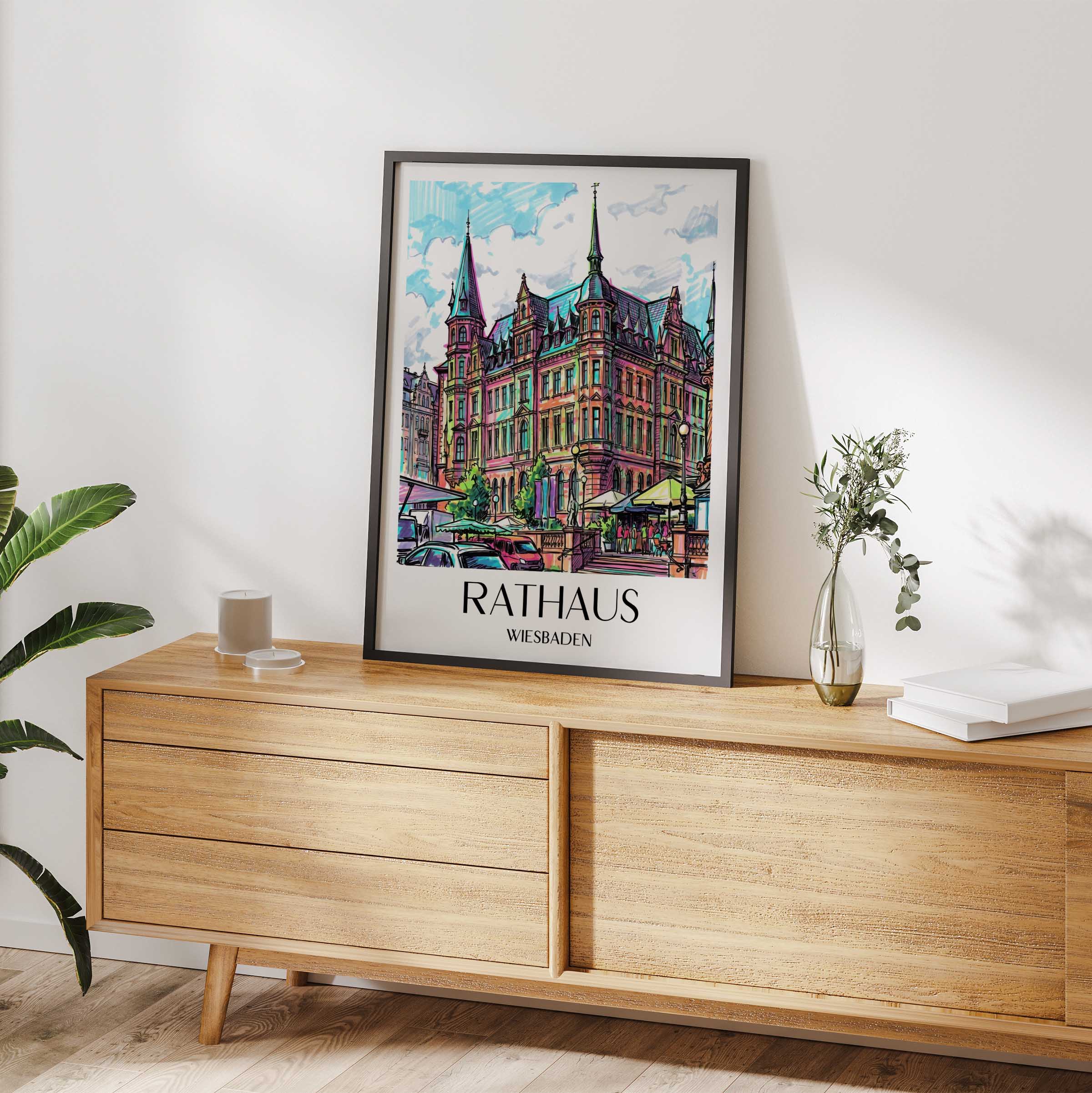 rathaus-wiesbaden-deutschland-poster-graffiti
