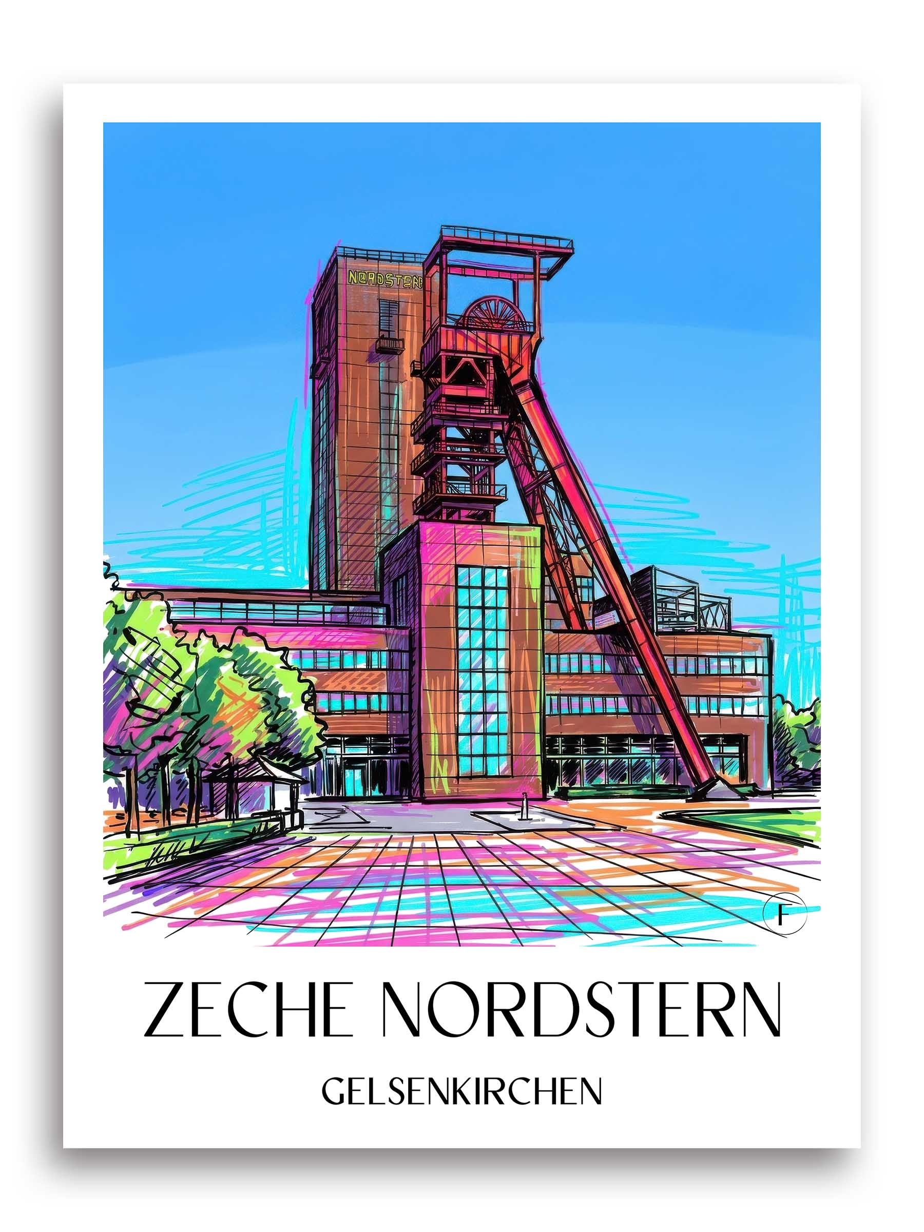 zeche-nordstern-gelsenkirchen-deutschland-poster-graffiti
