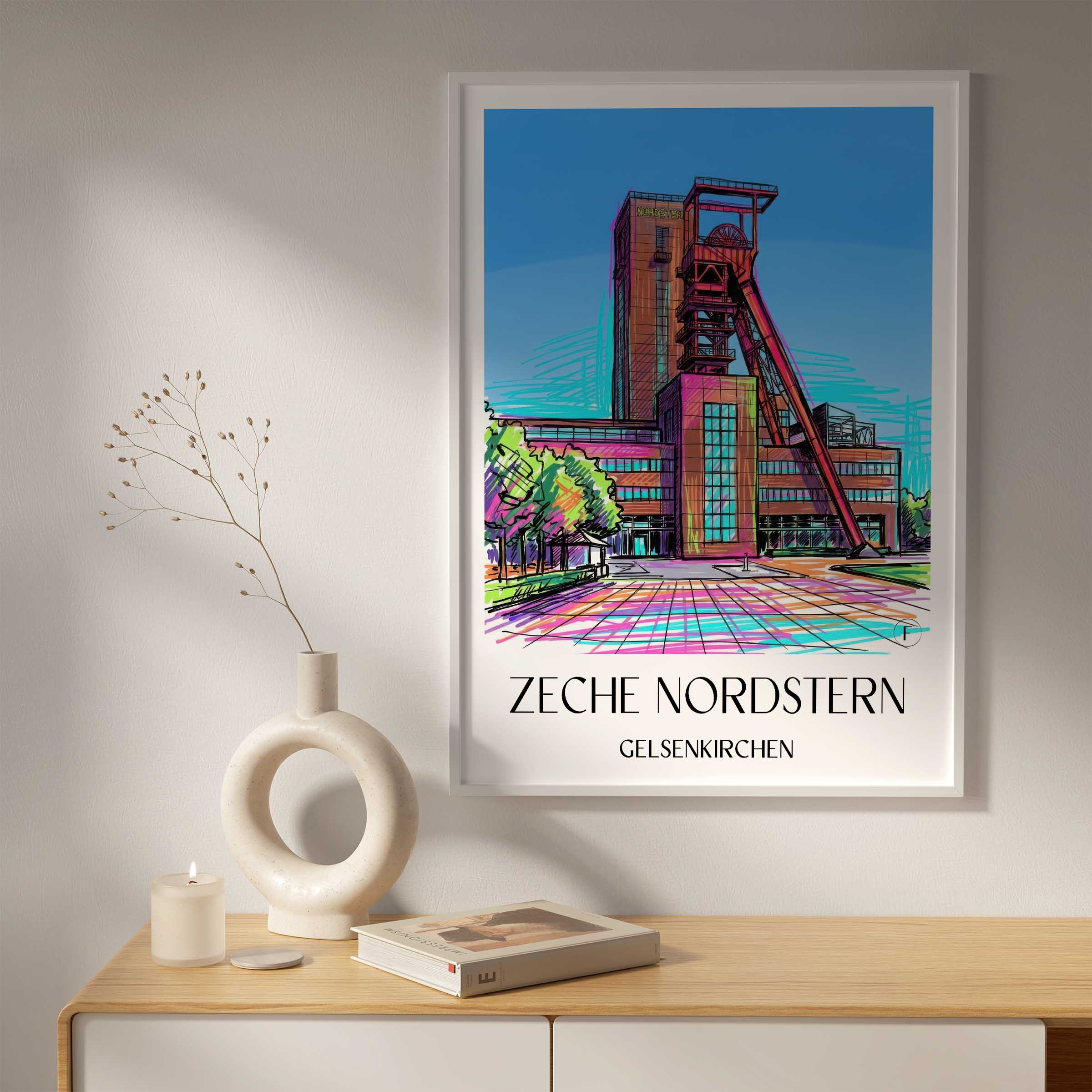 zeche-nordstern-gelsenkirchen-deutschland-poster-graffiti