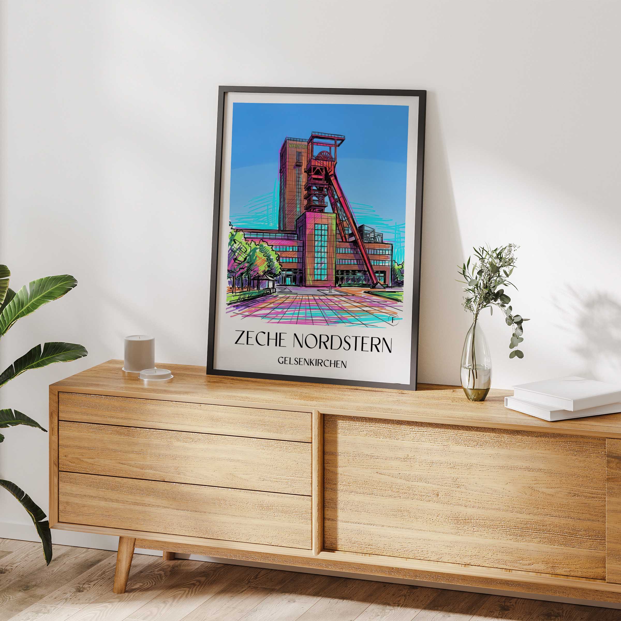 zeche-nordstern-gelsenkirchen-deutschland-poster-graffiti