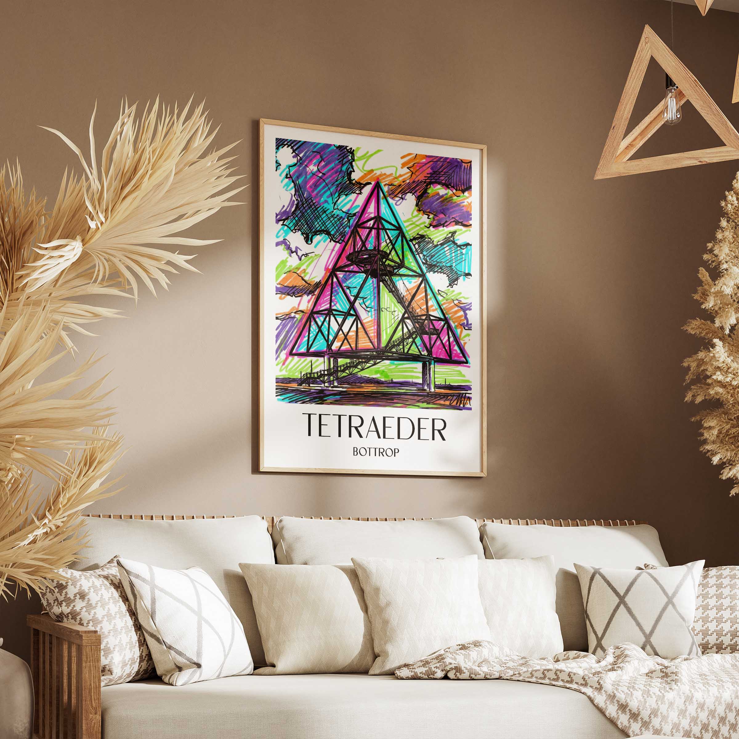 tetraeder-bottrop-deutschland-poster-graffiti