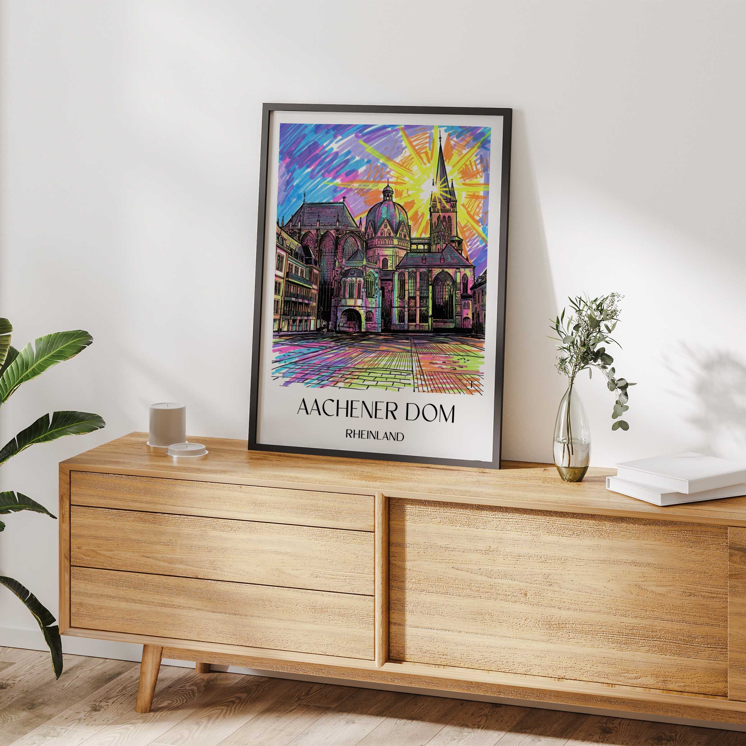 aachener-dom-rheinland-deutschland-poster-graffiti