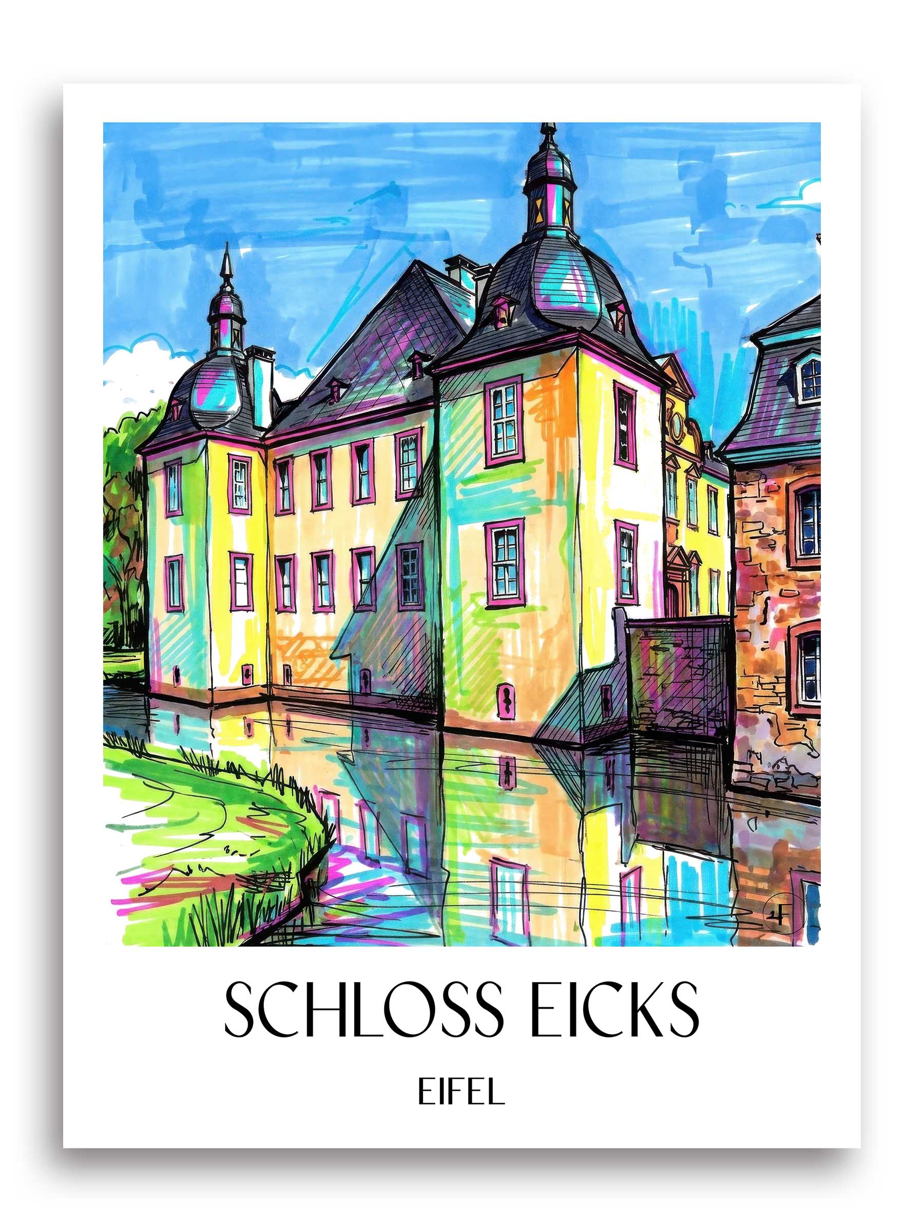 schloss-eicks-eifel-deutschland-poster-graffiti