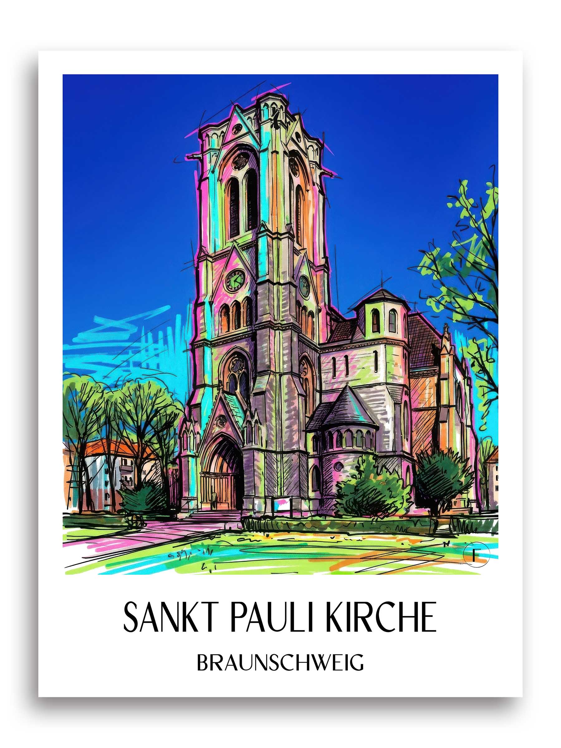 sankt-pauli-kirche-braunschweig-deutschland-poster-graffiti
