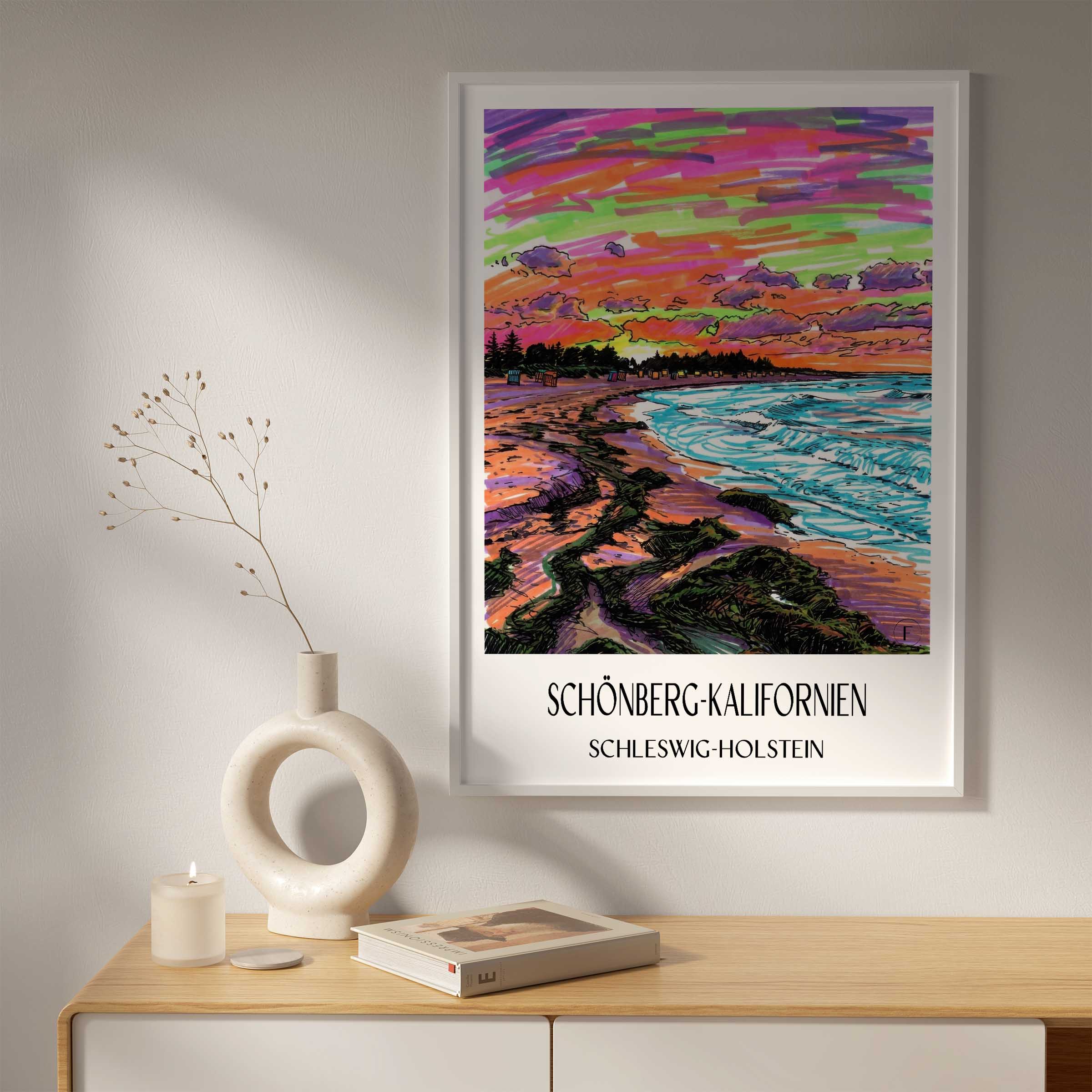 schönberg-kalifornien-schleswig-holstein-deutschland-poster-graffiti
