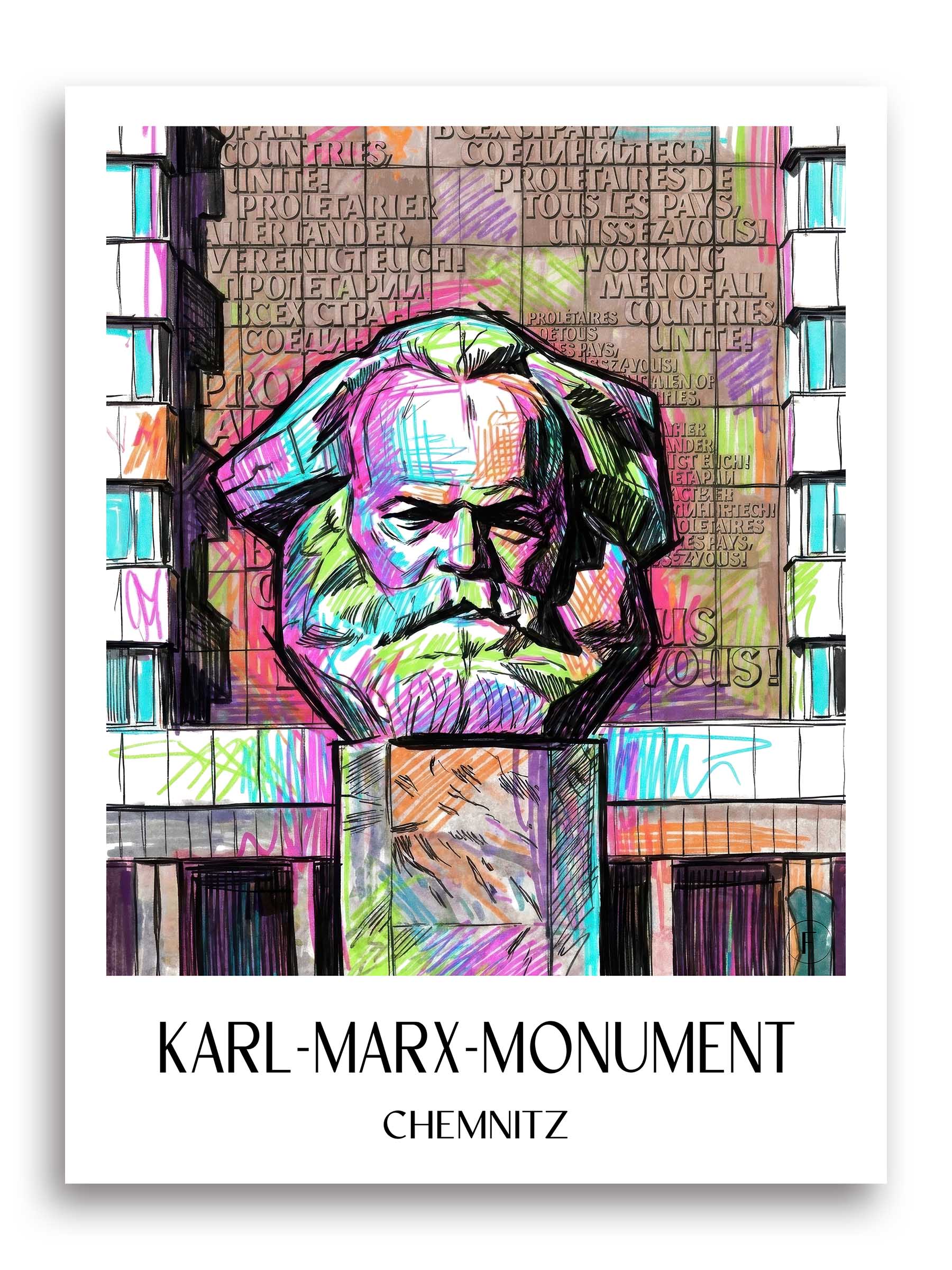karl-marx-monument-chemnitz-deutschland-poster-graffiti