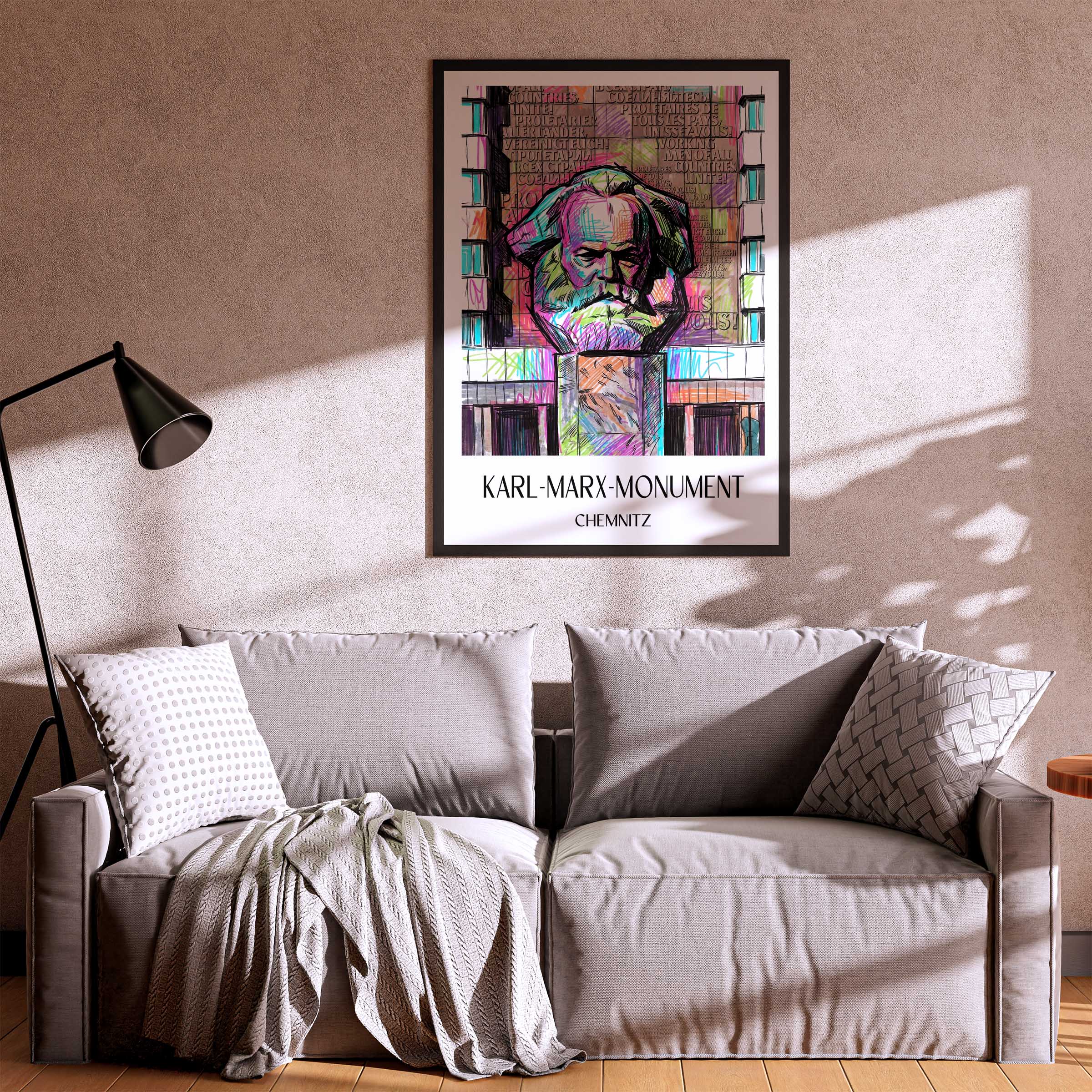 karl-marx-monument-chemnitz-deutschland-poster-graffiti
