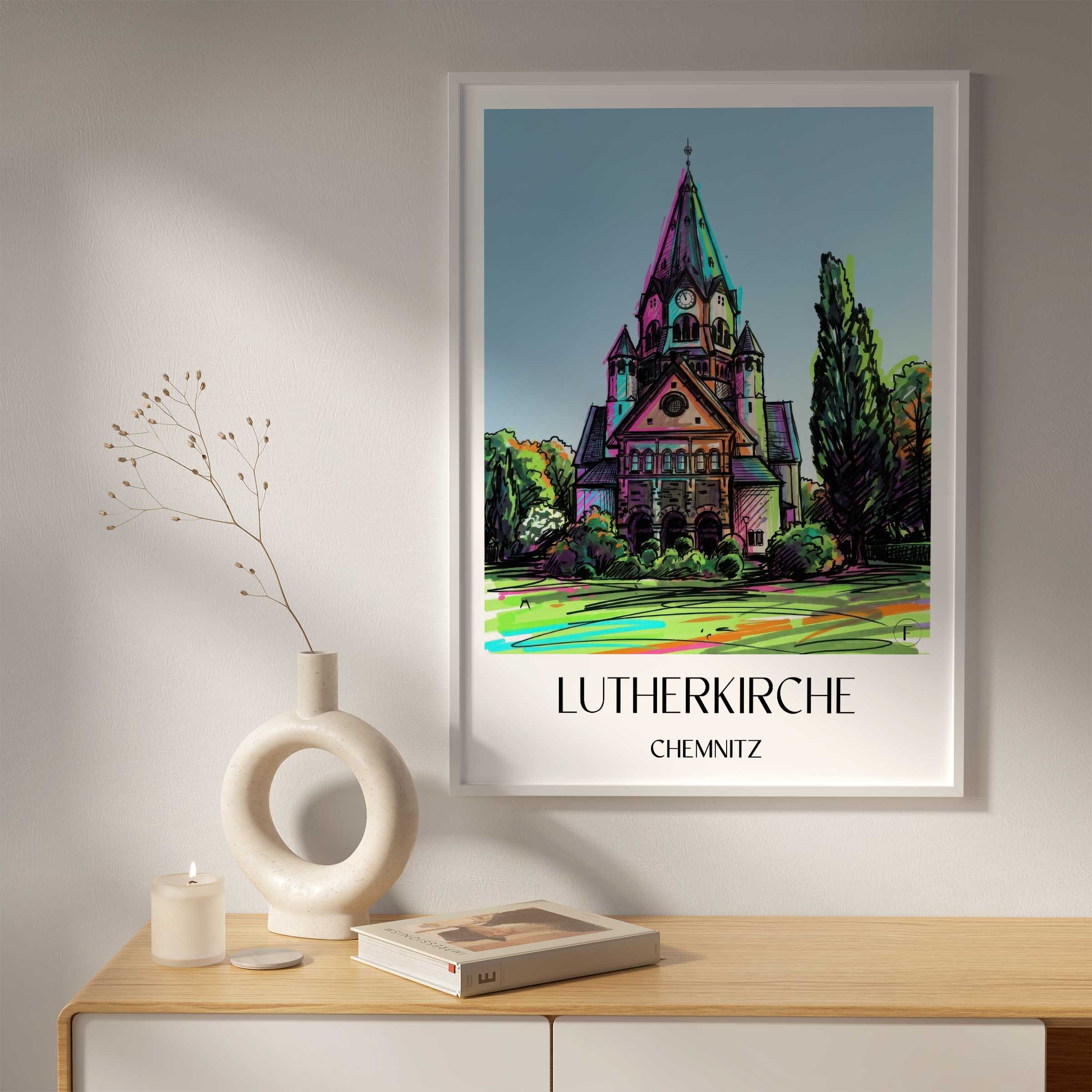 lutherkirche-chemnitz-deutschland-poster-graffiti