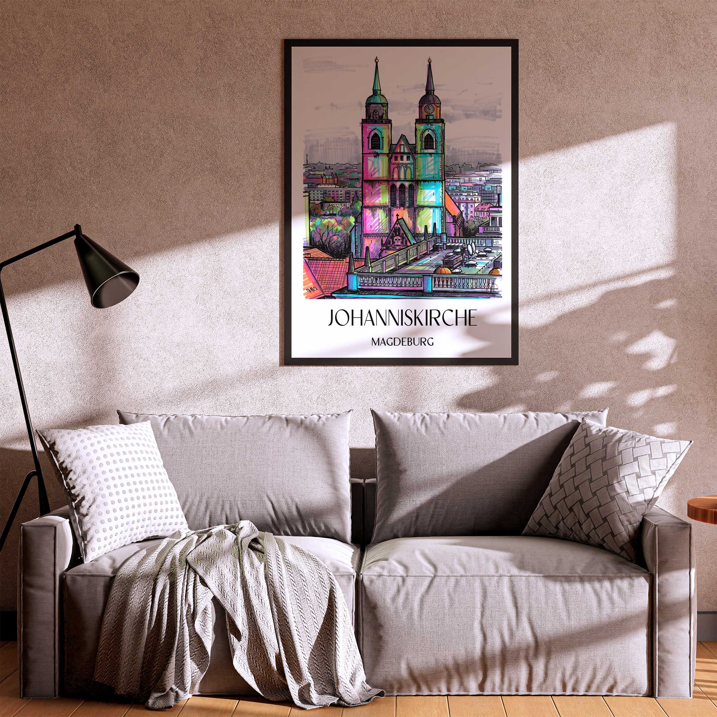 johanniskirche-magdeburg-deutschland-poster-graffiti