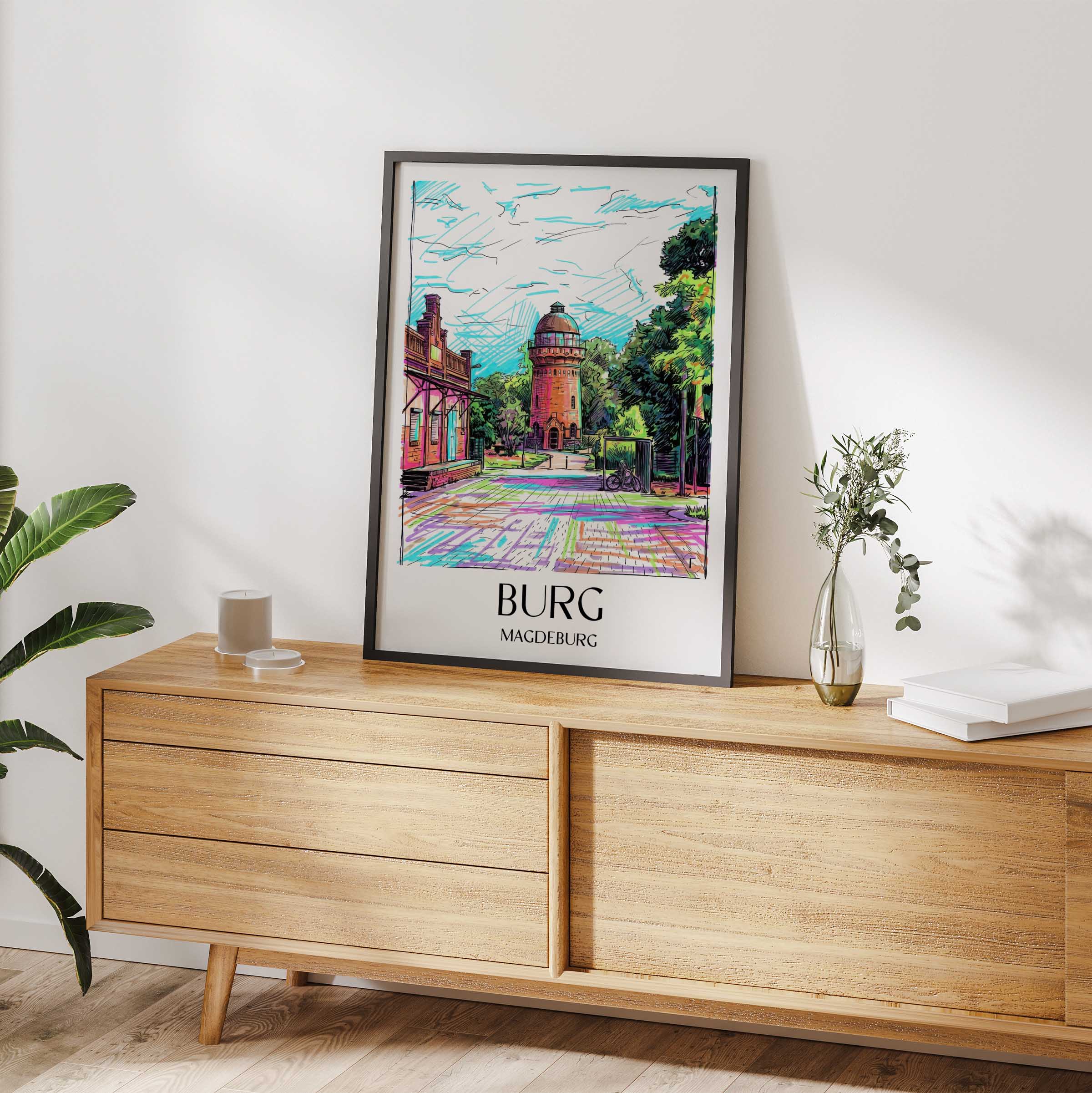burg-magdeburg-deutschland-poster-graffiti