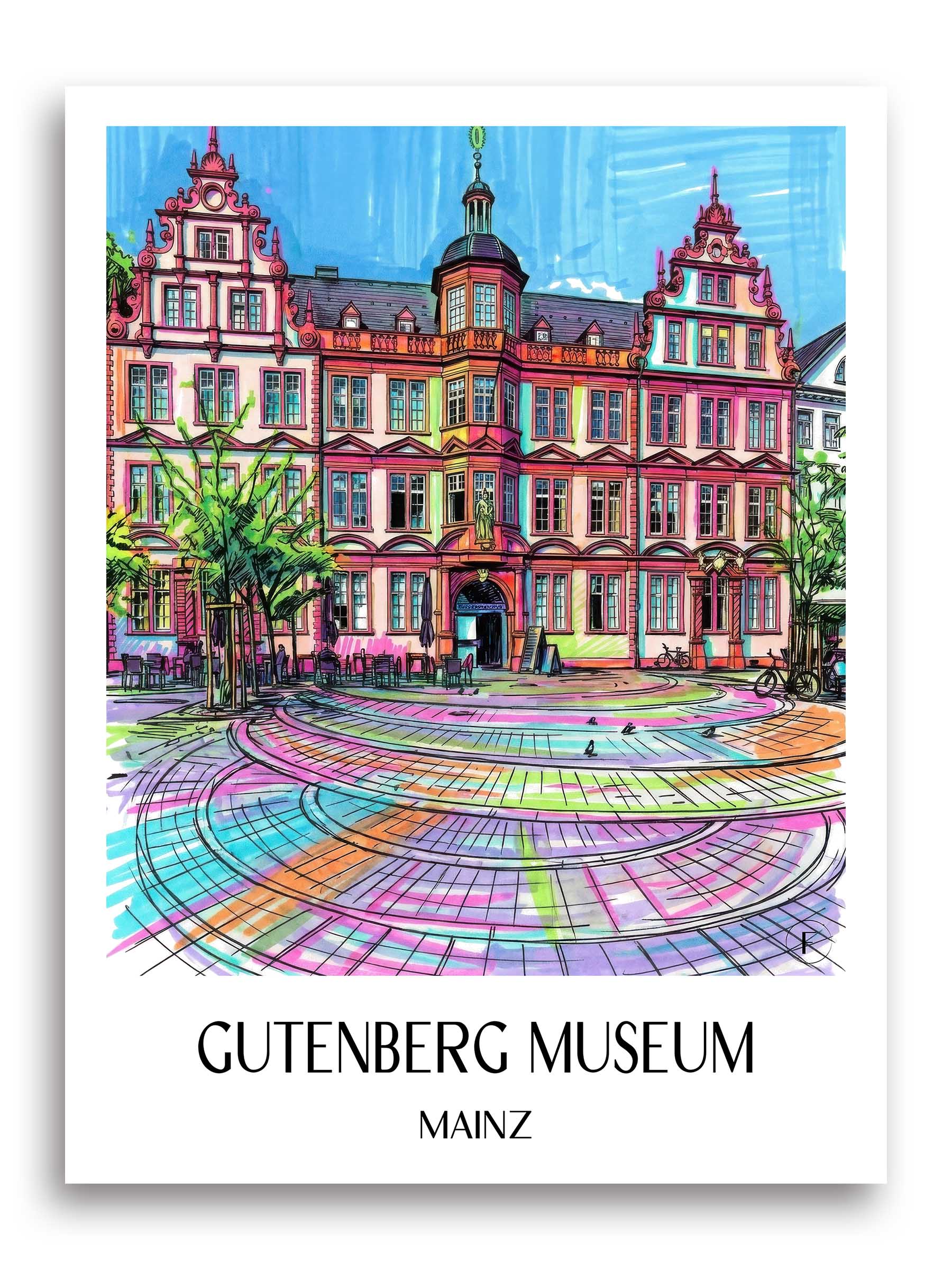 gutenberg-museum-mainz-deutschland-poster-graffiti