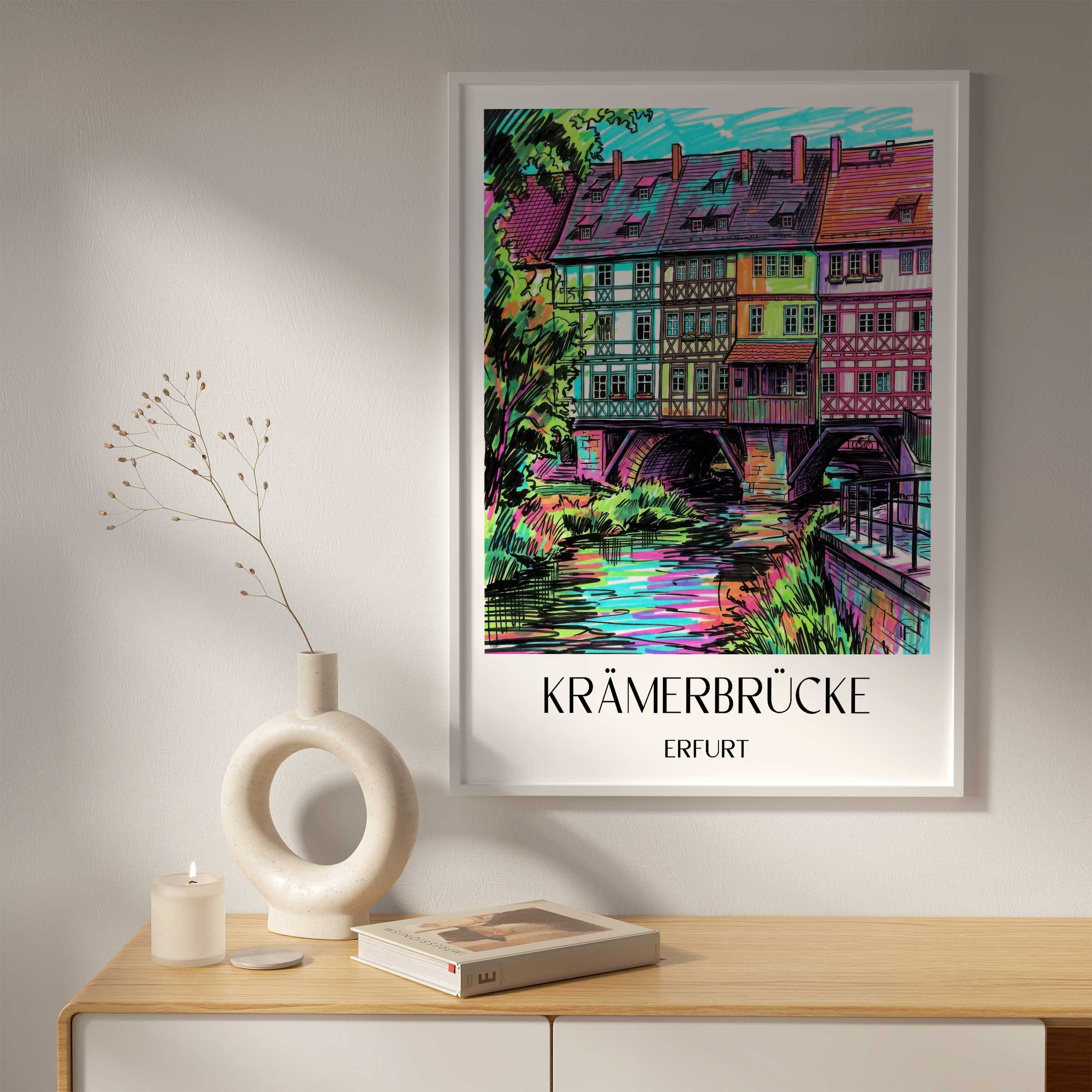 krämerbrücke-erfurt-deutschland-poster-graffiti