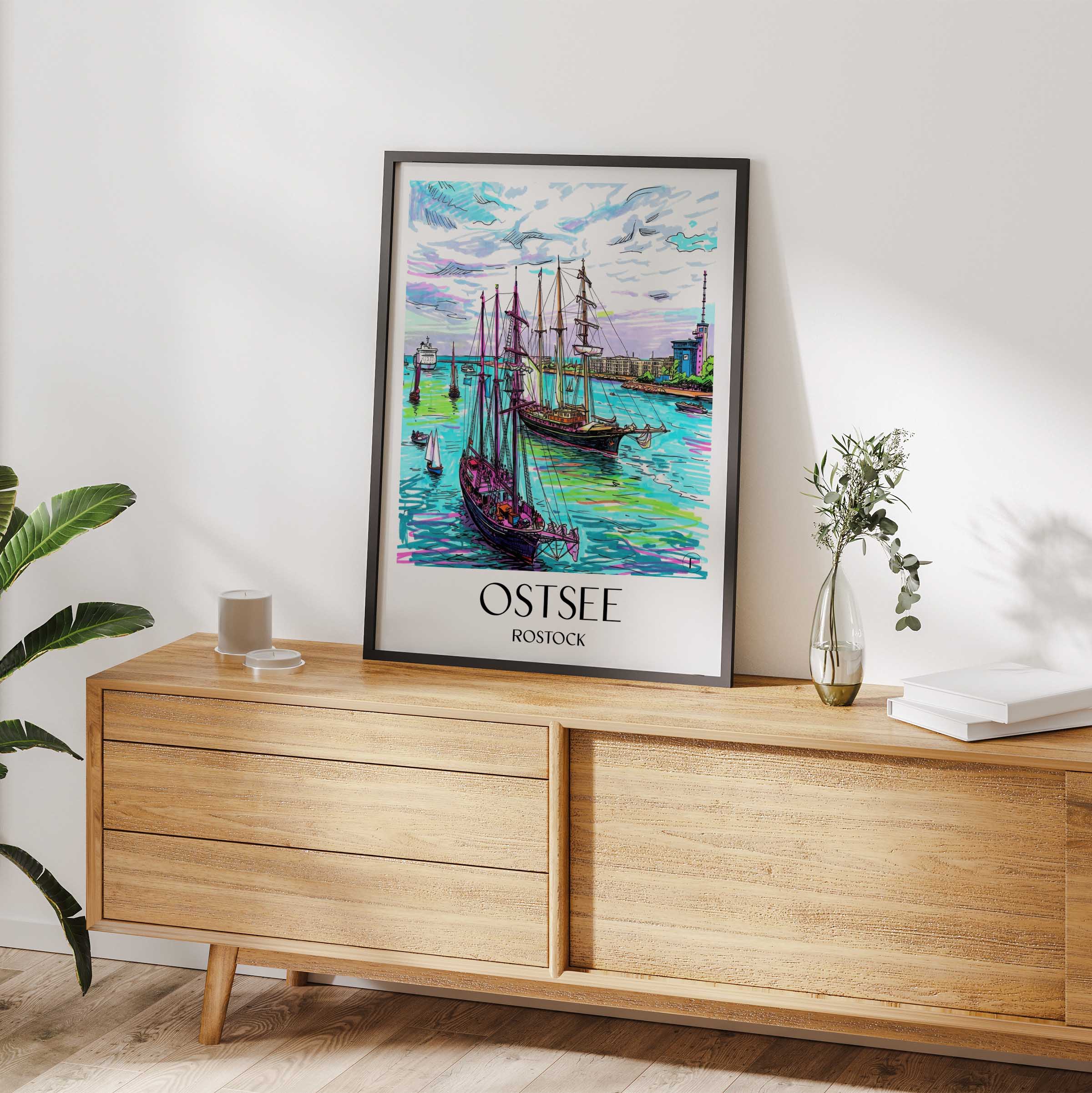 ostsee-rostock-deutschland-poster-graffiti