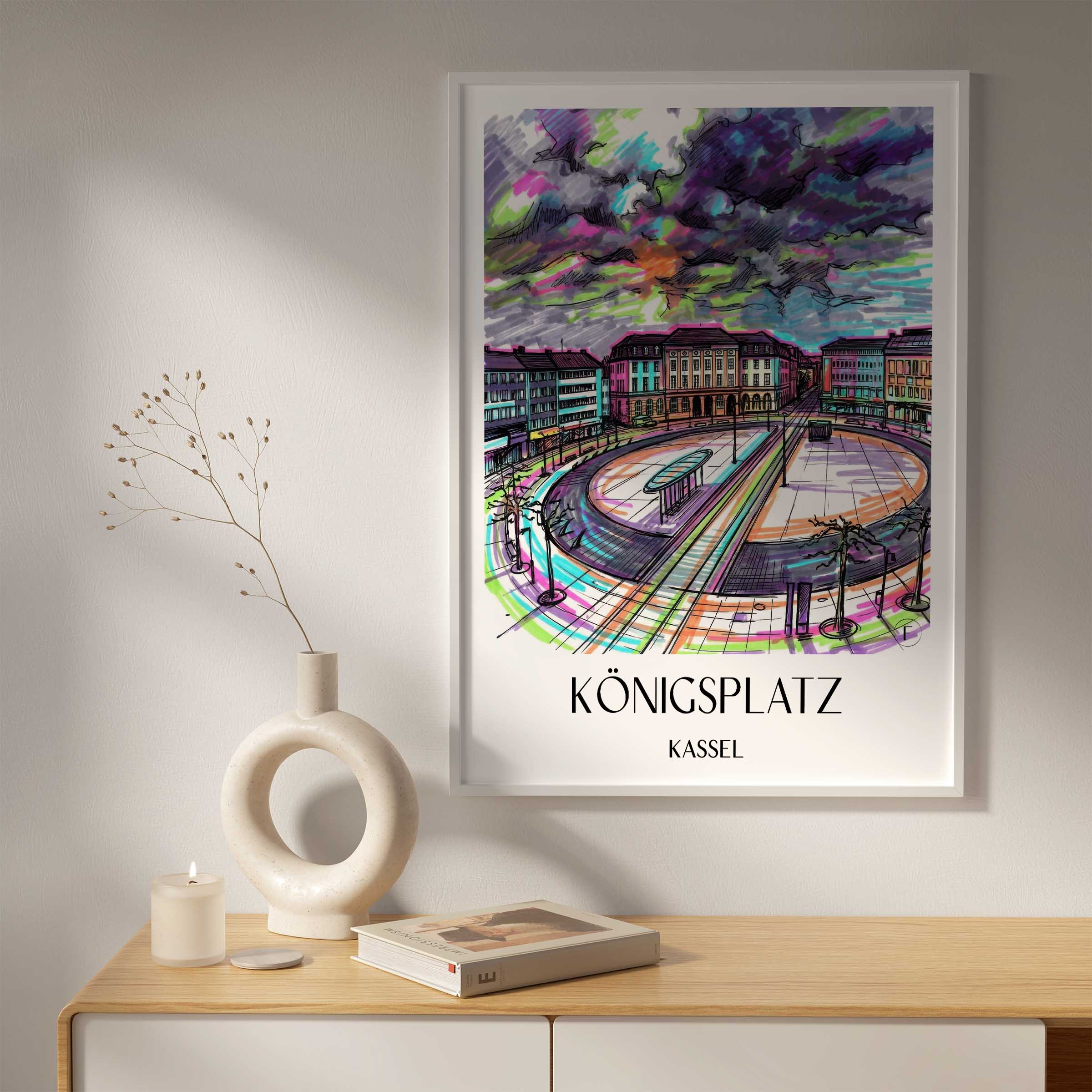 königsplatz-kassel-deutschland-poster-graffiti