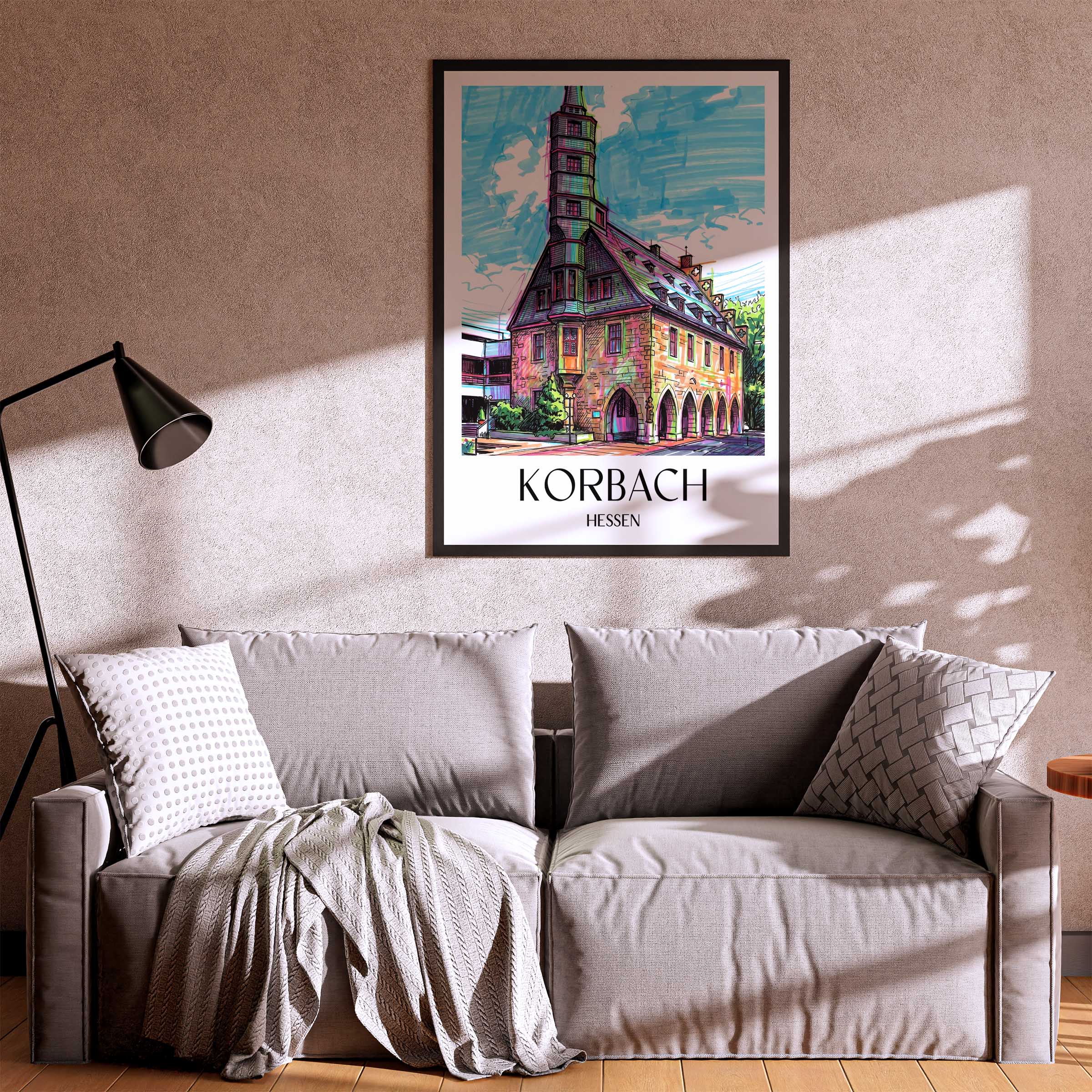korbach-hessen-deutschland-poster-graffiti